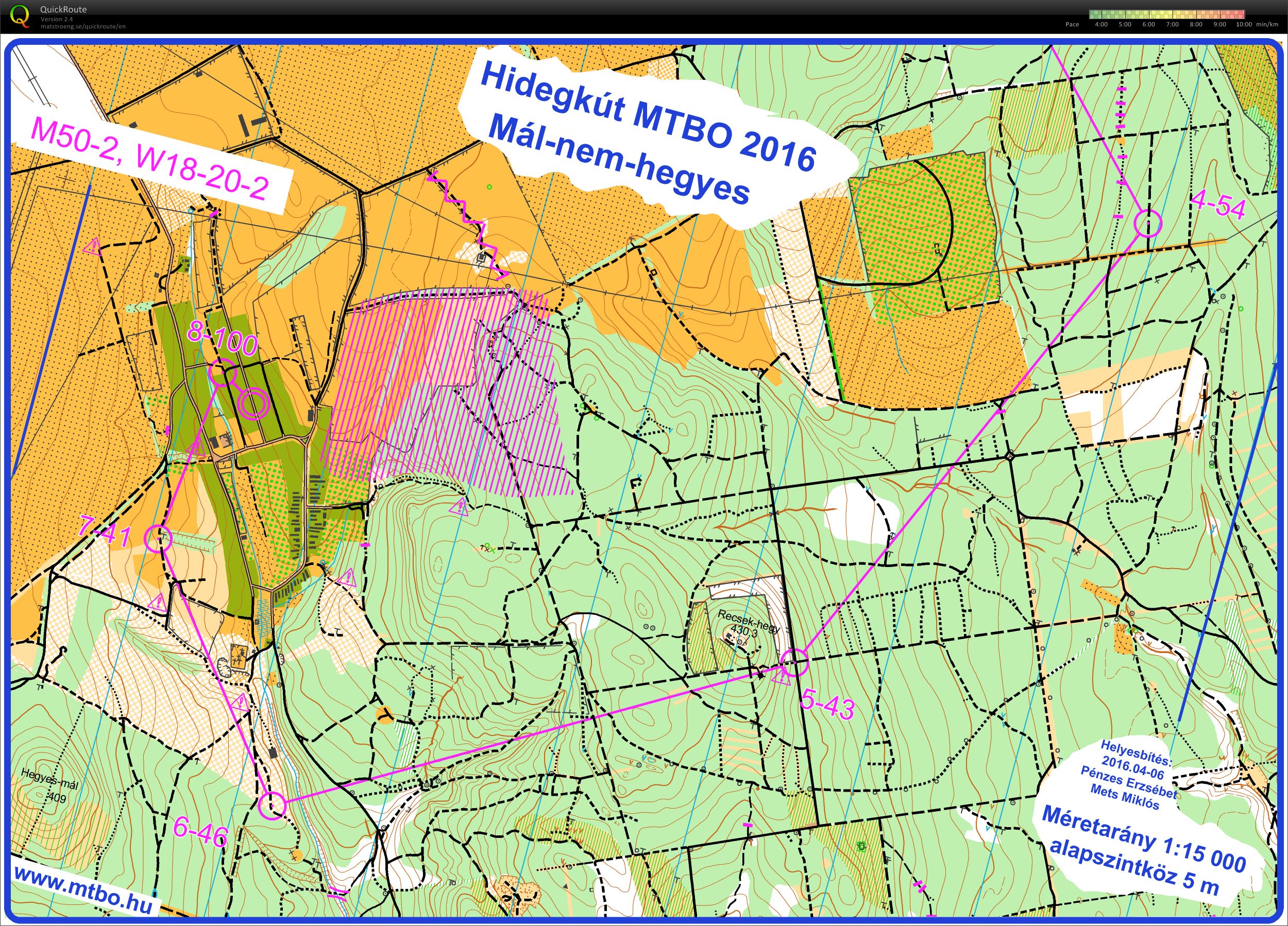 MTBO Hidegkút Kupa - Long (2016-07-03)