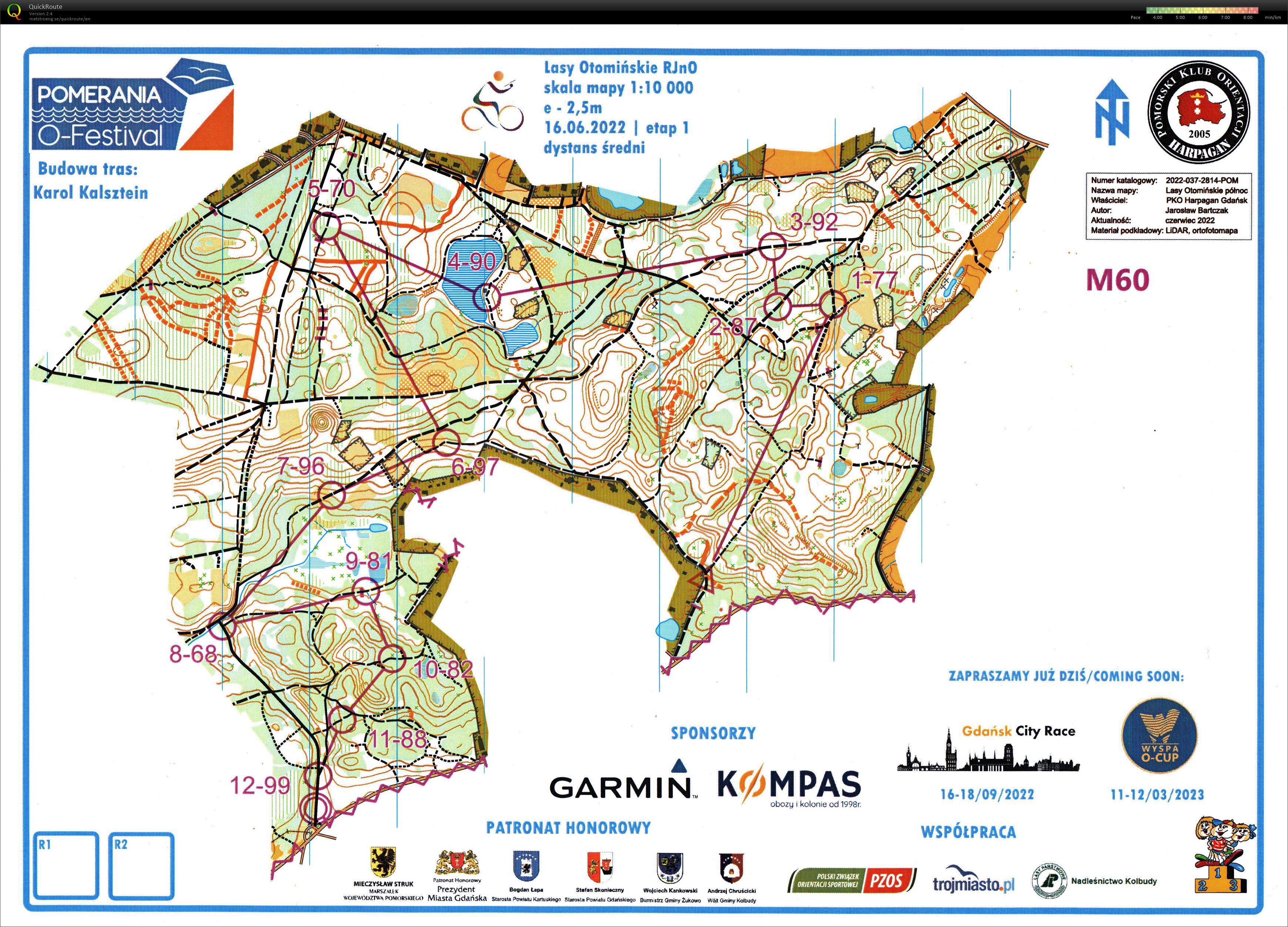 Pomerania O-Festival MTBO - E1 (2022-06-16)