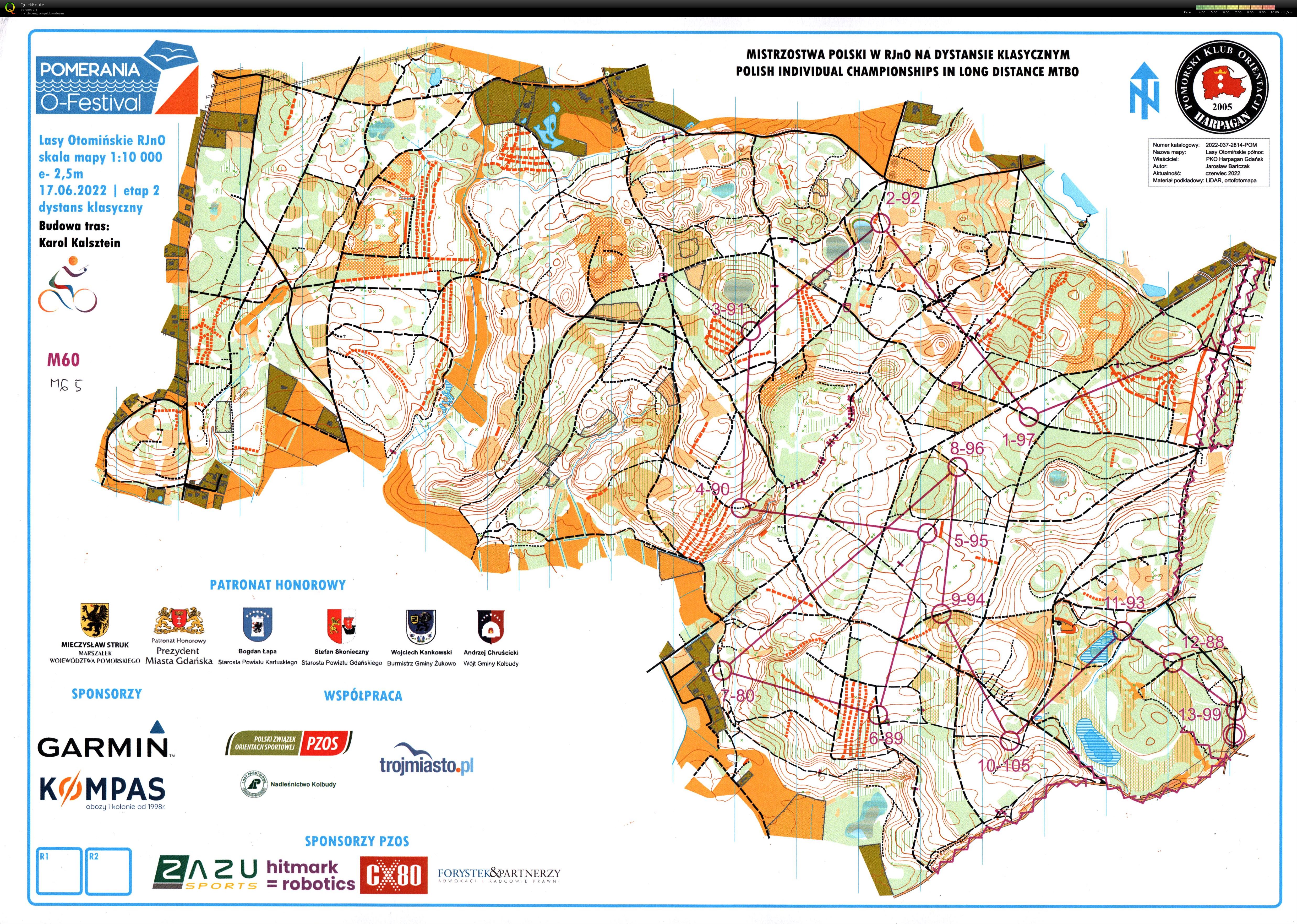 Pomerania O-Festival MTBO - E2 (2022-06-17)