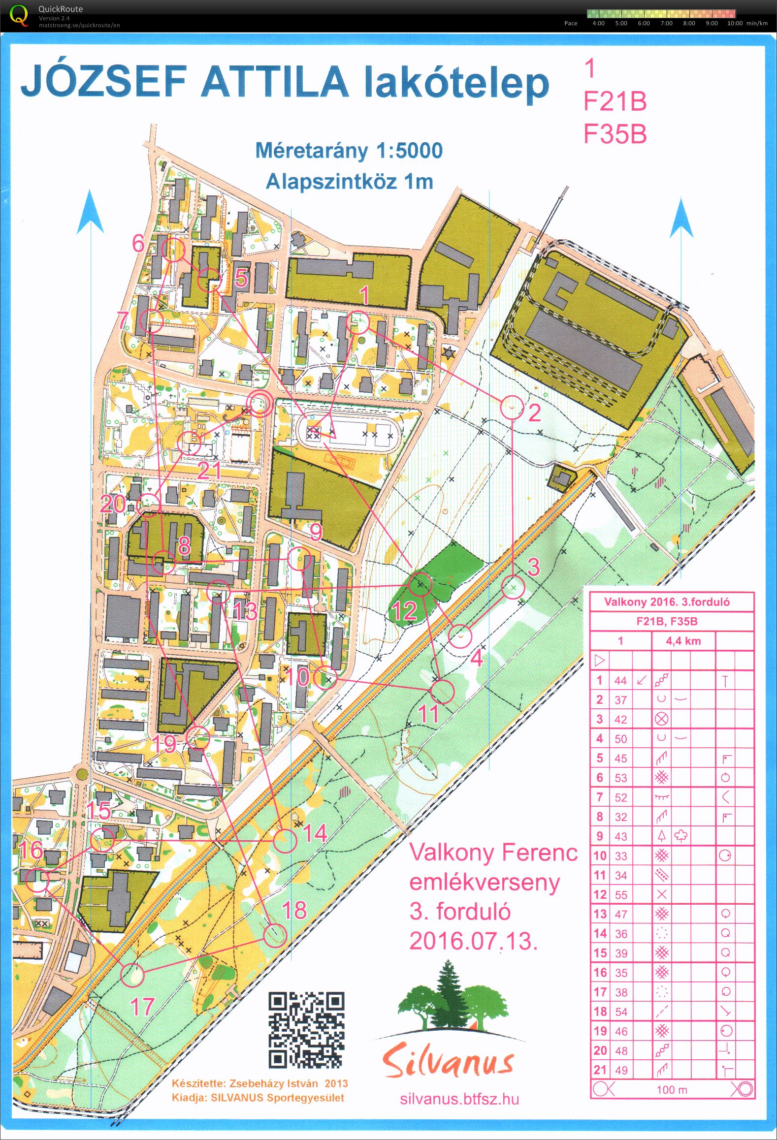 Valkony Ferenc emlékverseny 3. forduló (2016-07-13)