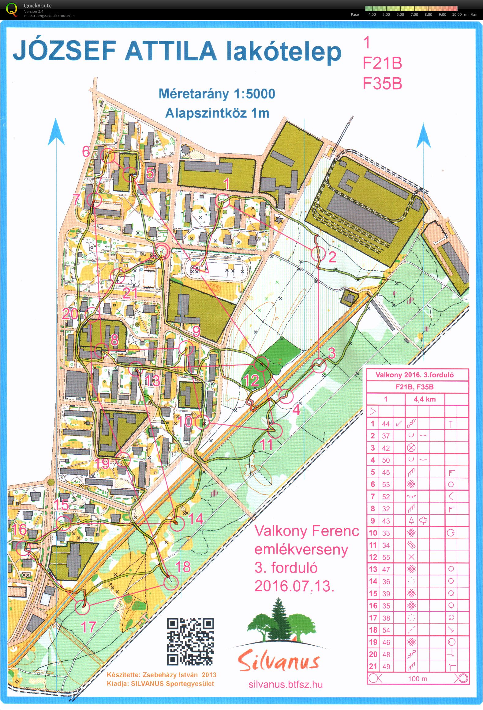Valkony Ferenc emlékverseny 3. forduló (2016-07-13)
