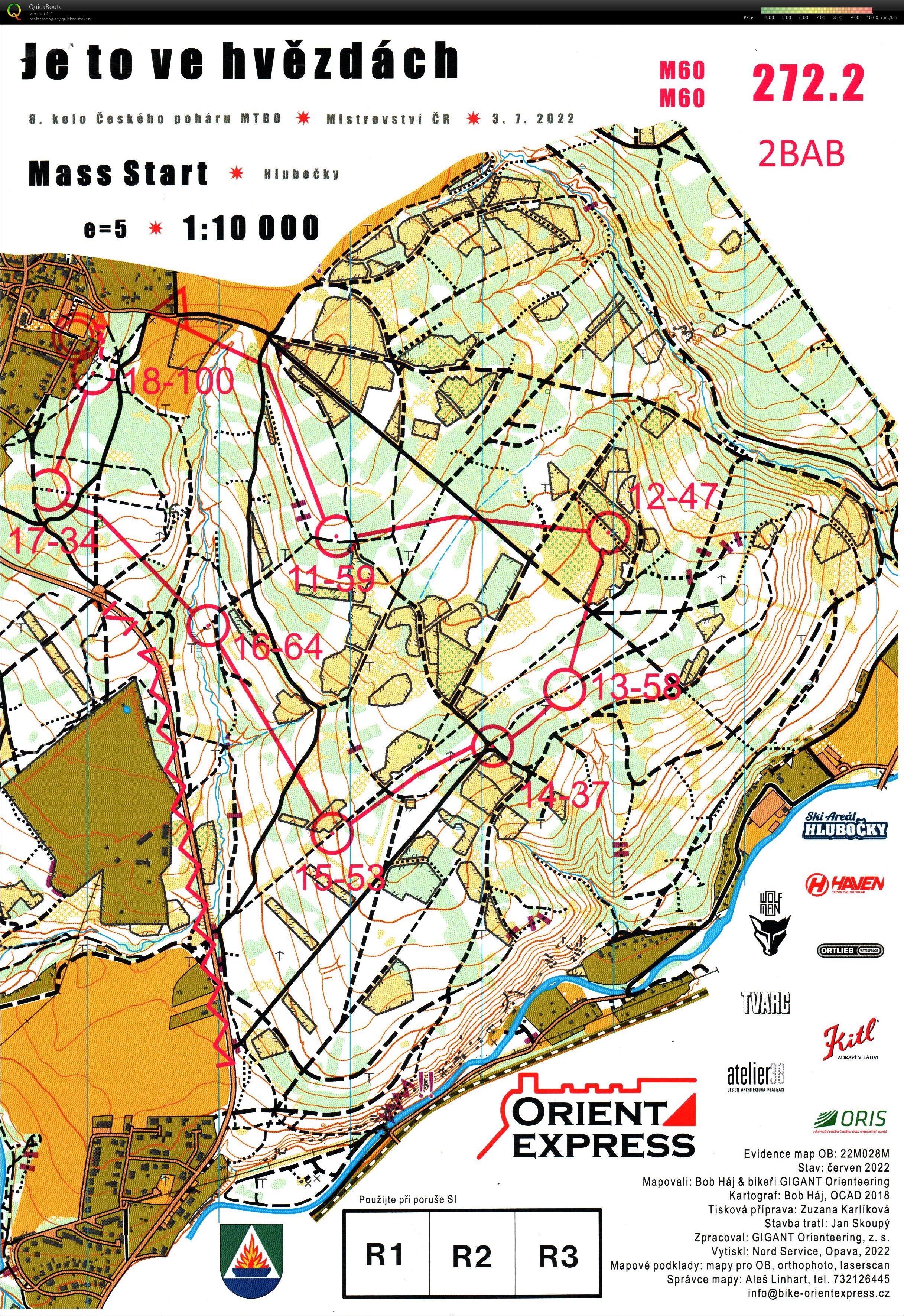 5 days MTBO ORIENT EXPRESS - E2 (2022-07-03)