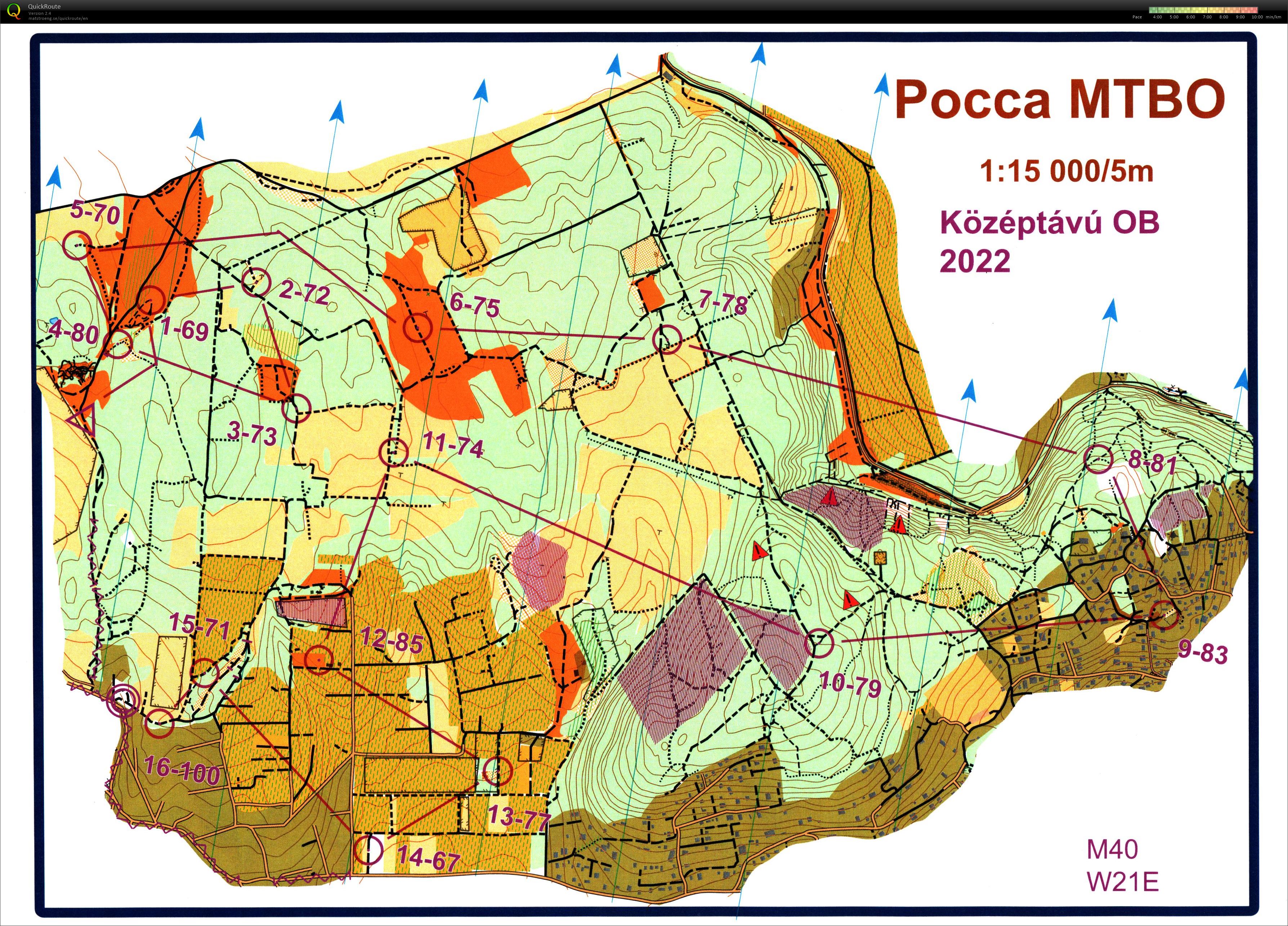 Pannon MTBO Középtávú OB (2022-07-23)