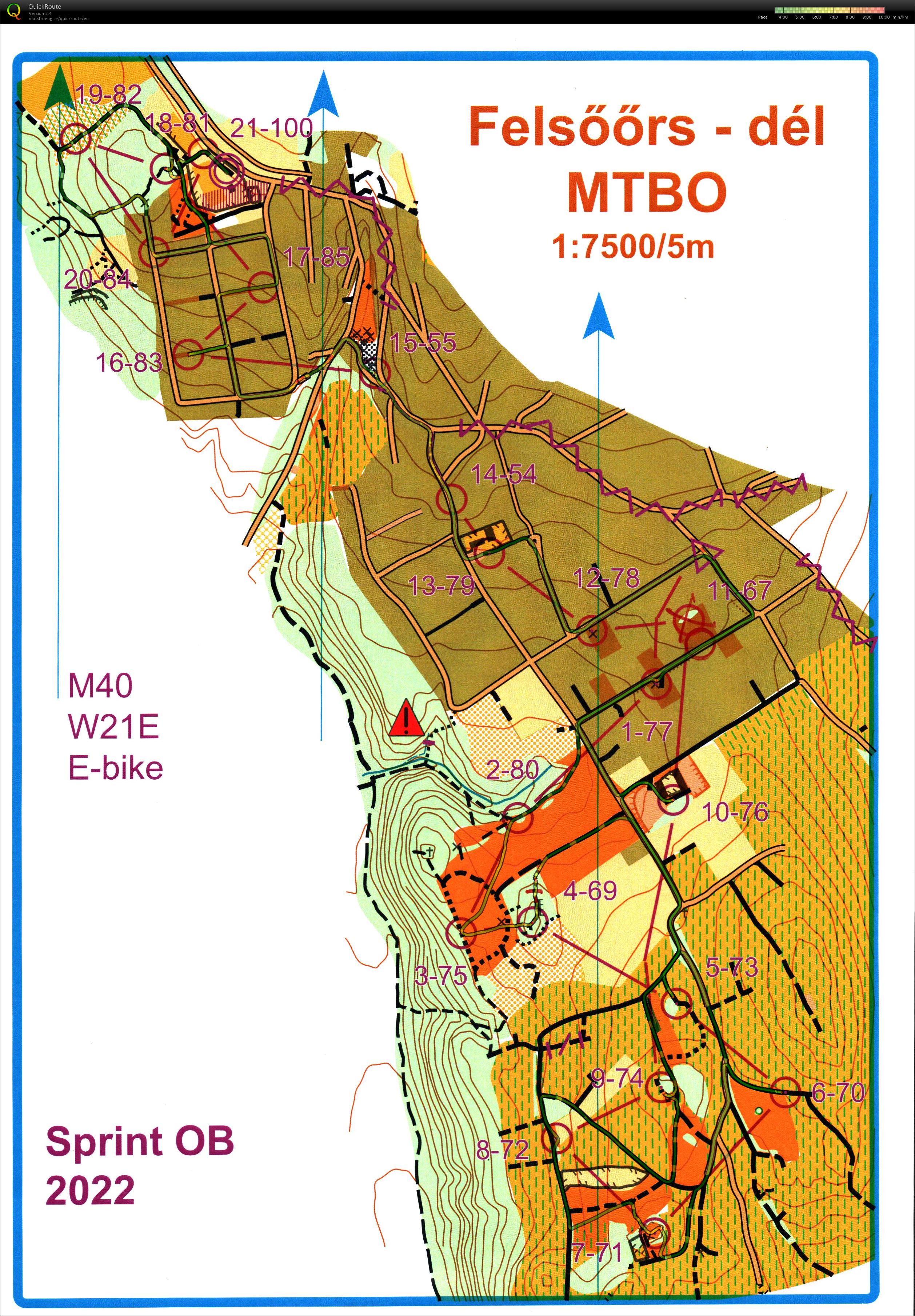 Pannon MTBO Sprint OB (2022-07-24)