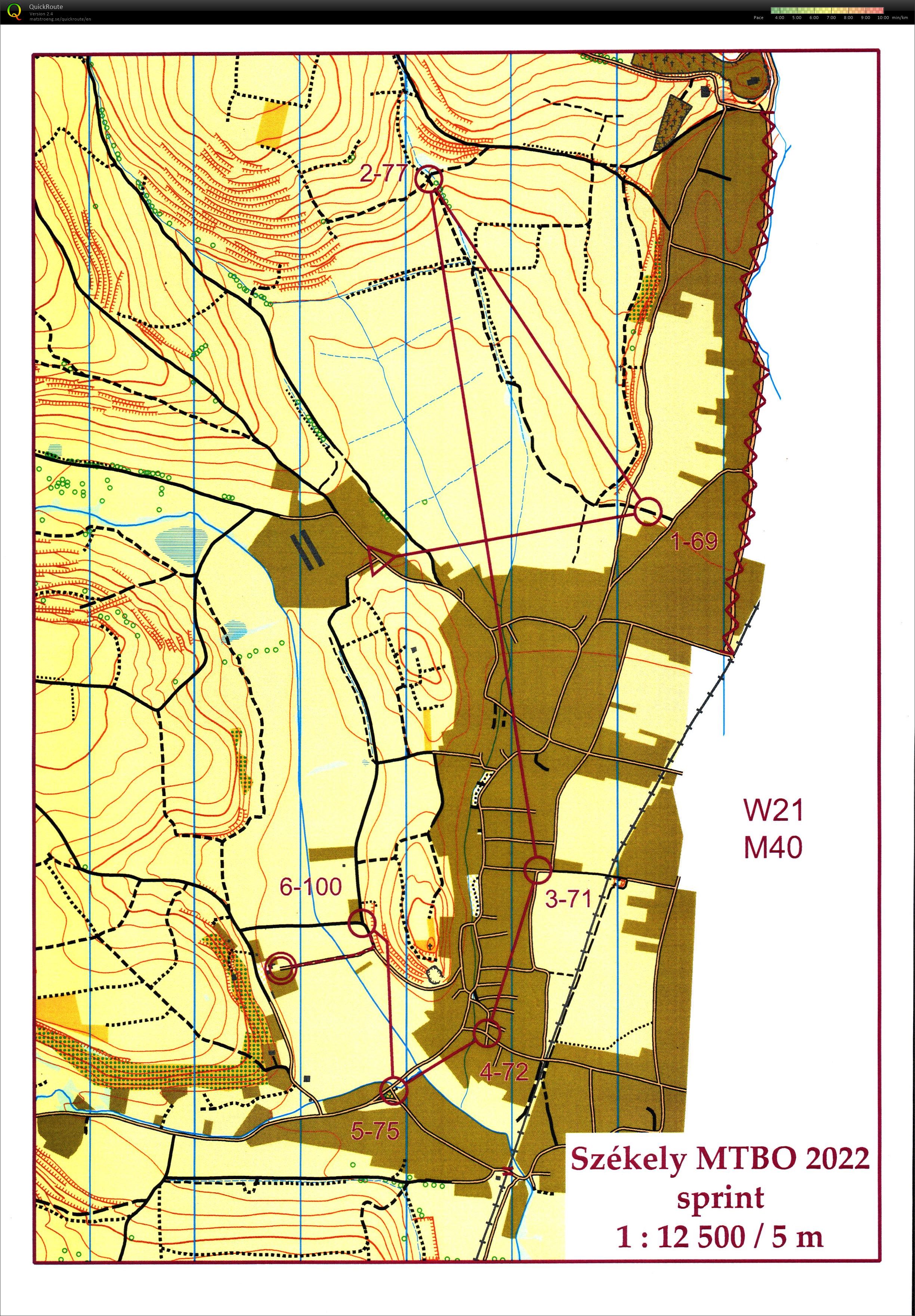 Székely Kupa MTBO - Sprint (2022-08-19)
