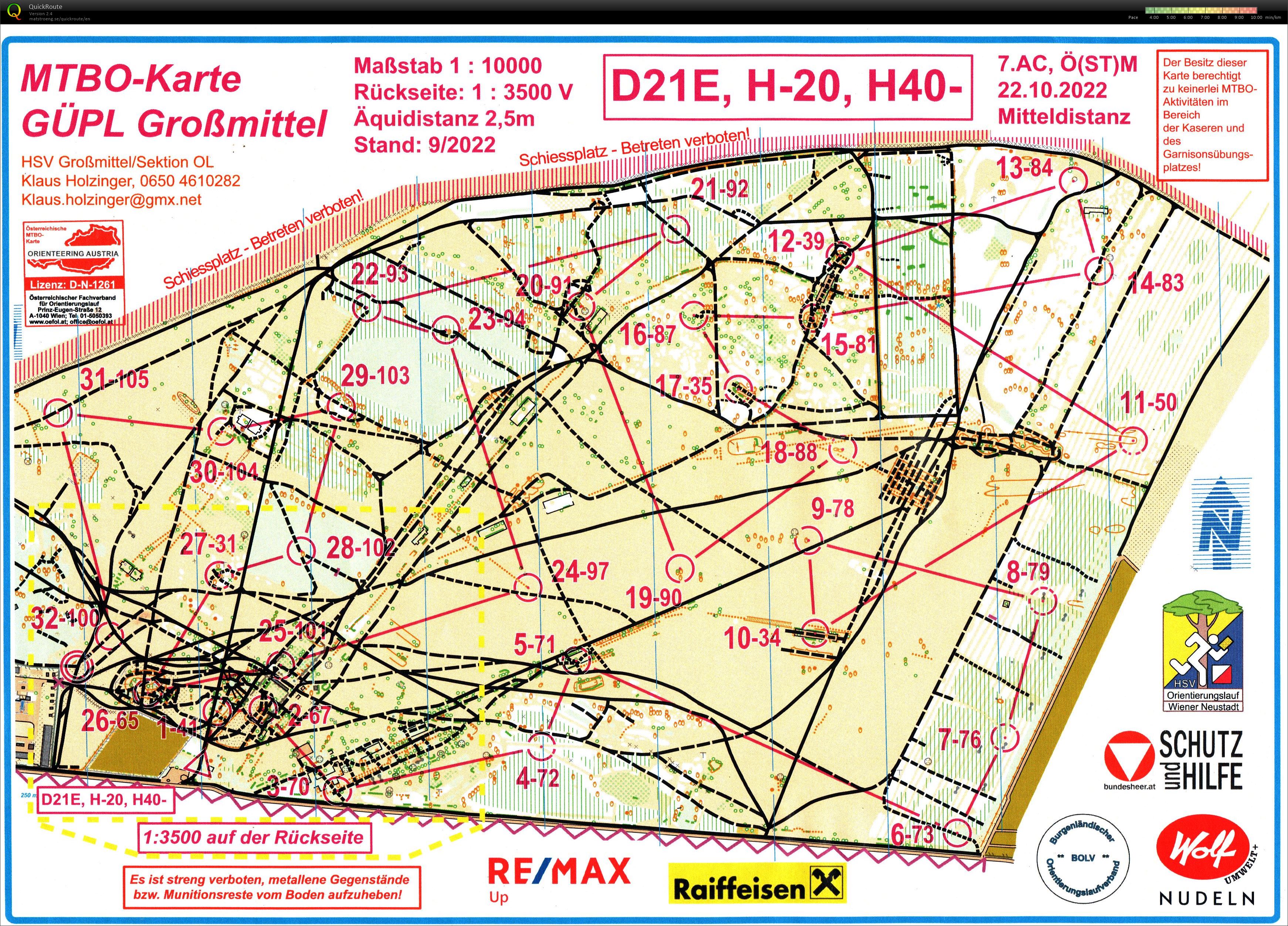 ÖM Mitteldistanz, 7. MTBO Austria Cup (2022-10-22)