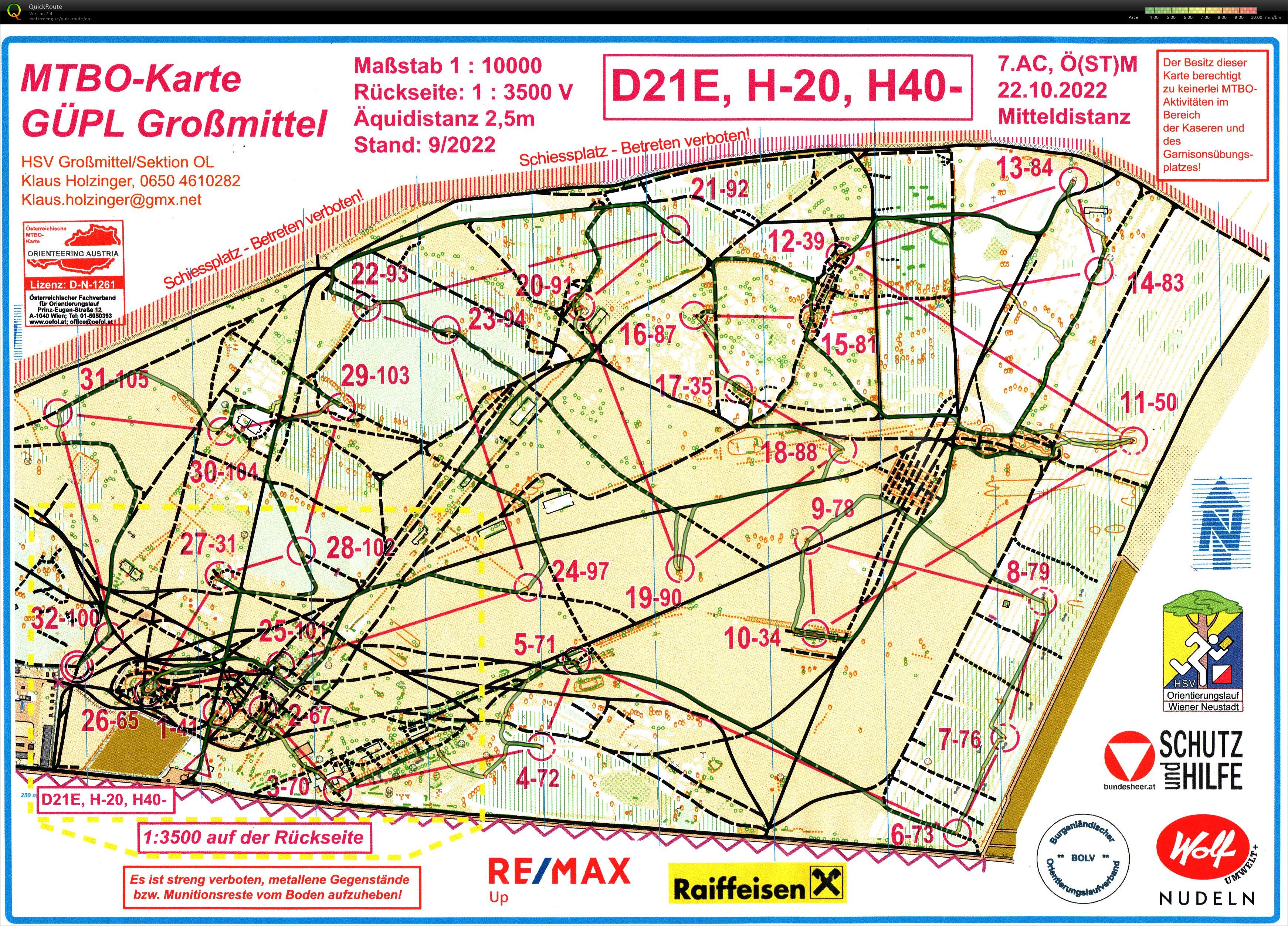 ÖM Mitteldistanz, 7. MTBO Austria Cup (2022-10-22)
