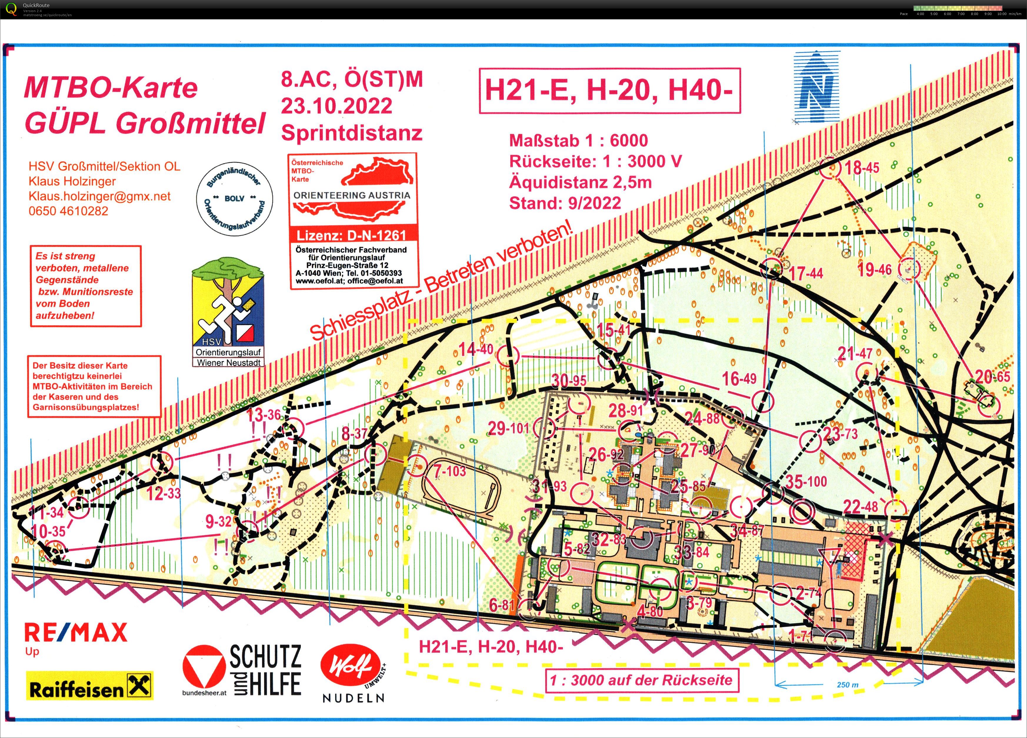 ÖM Sprint, 8. MTBO Austria Cup (2022-10-23)