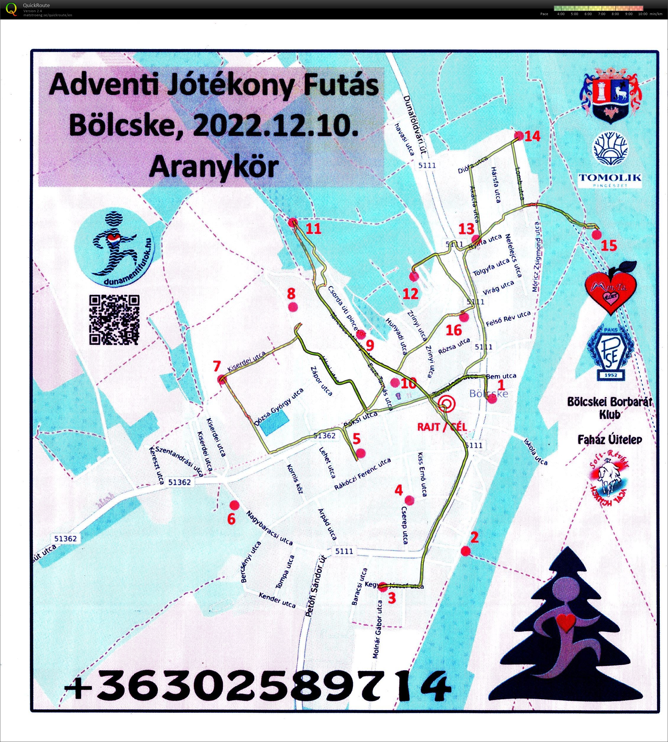 Adventi Jótékony Futás (2022-12-10)
