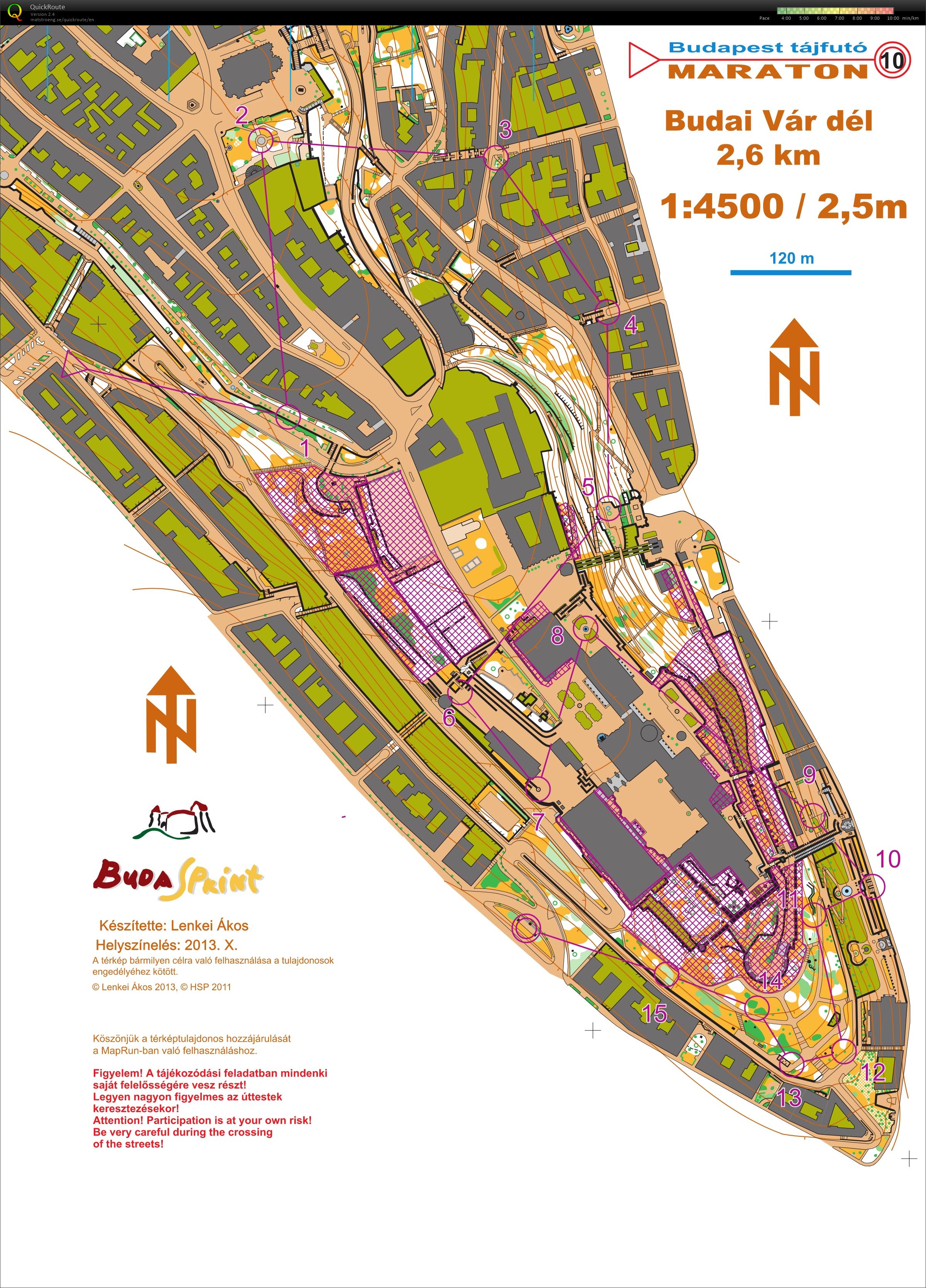 maprun: HUNBUD Bp Maraton 10 Budai Var del (2023-02-16)