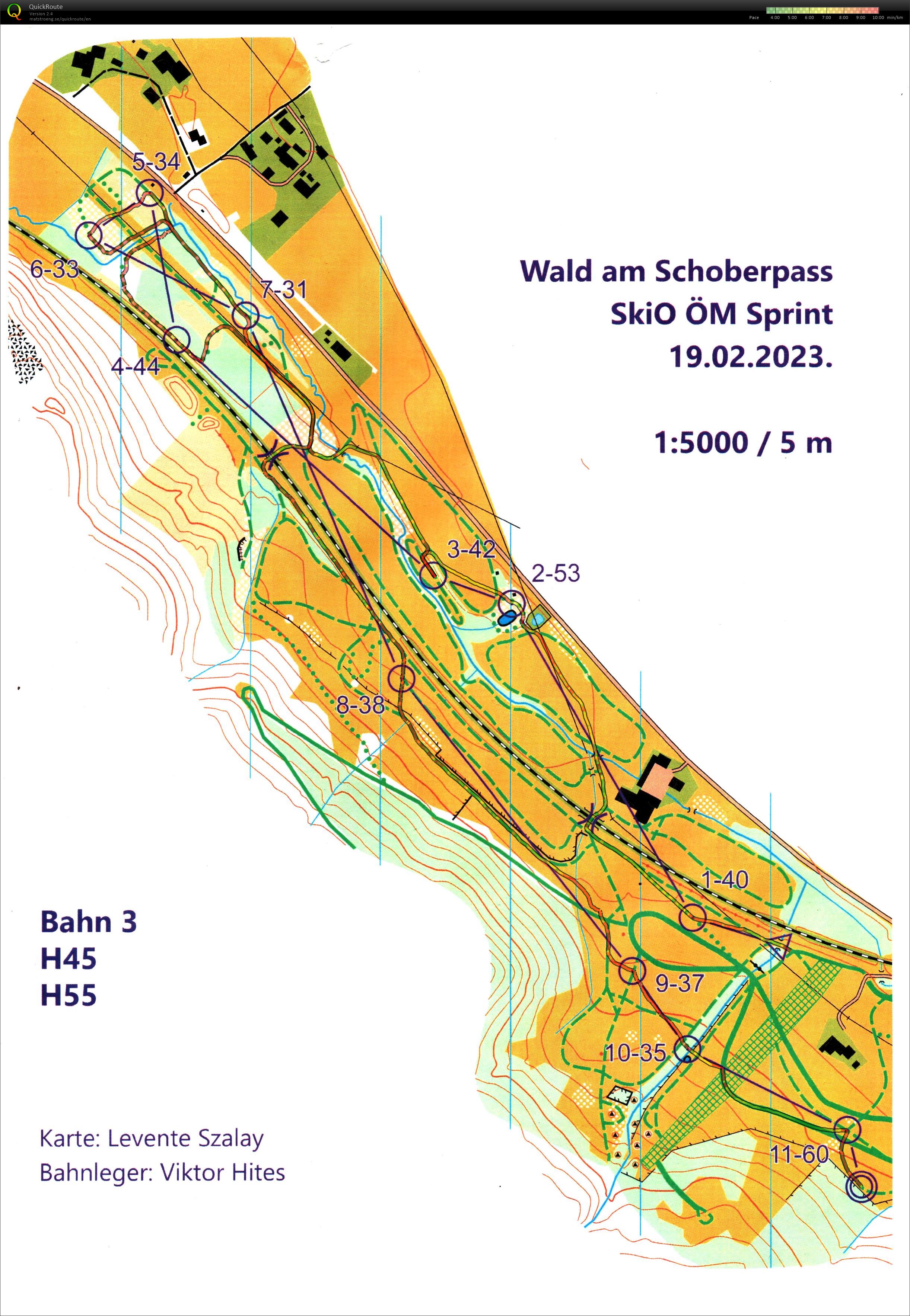 ÖM Sprint, 4. Ski-O Austria Cup (2023-02-19)