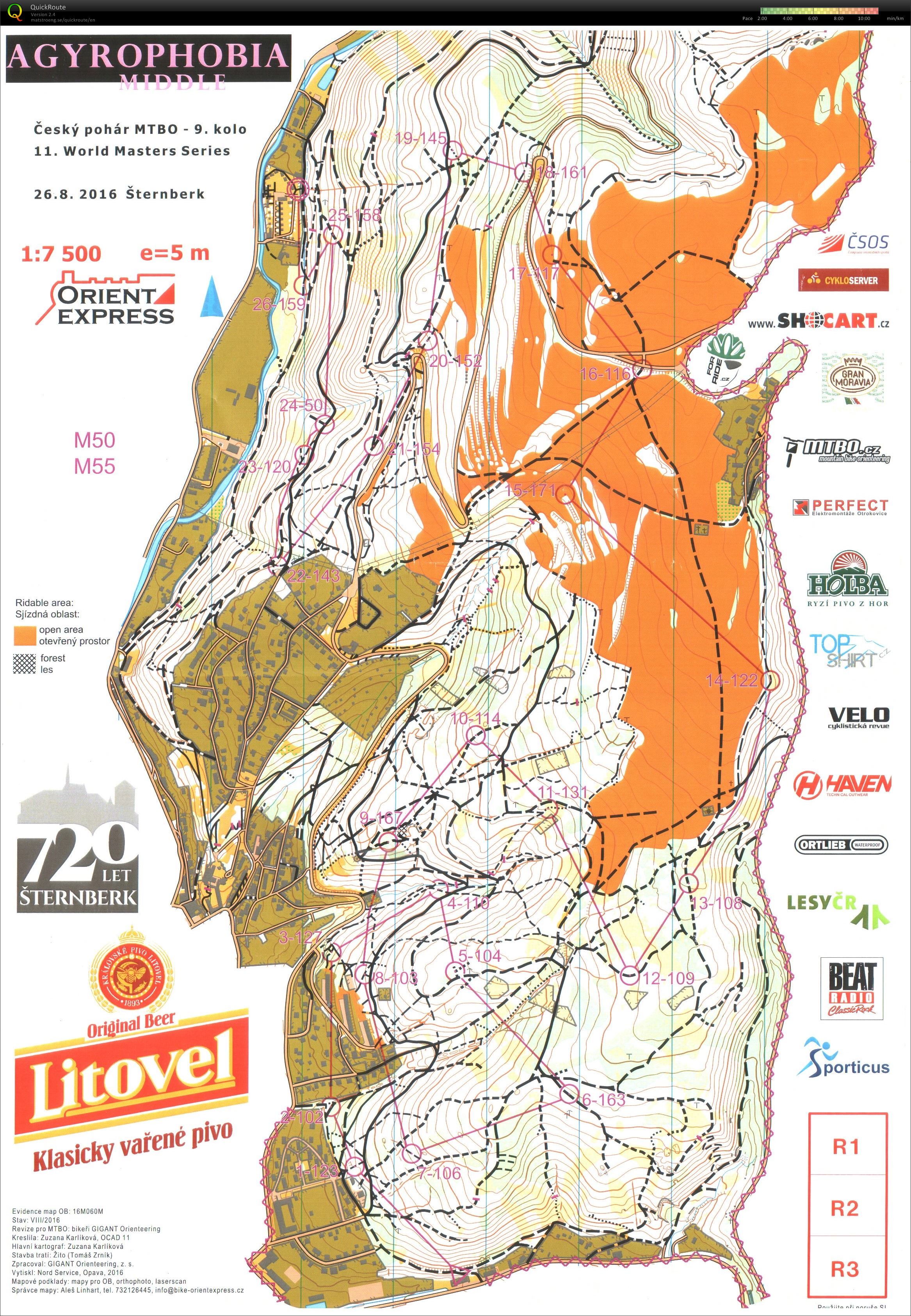 9. MTBO Czech Cup (2016-08-26)