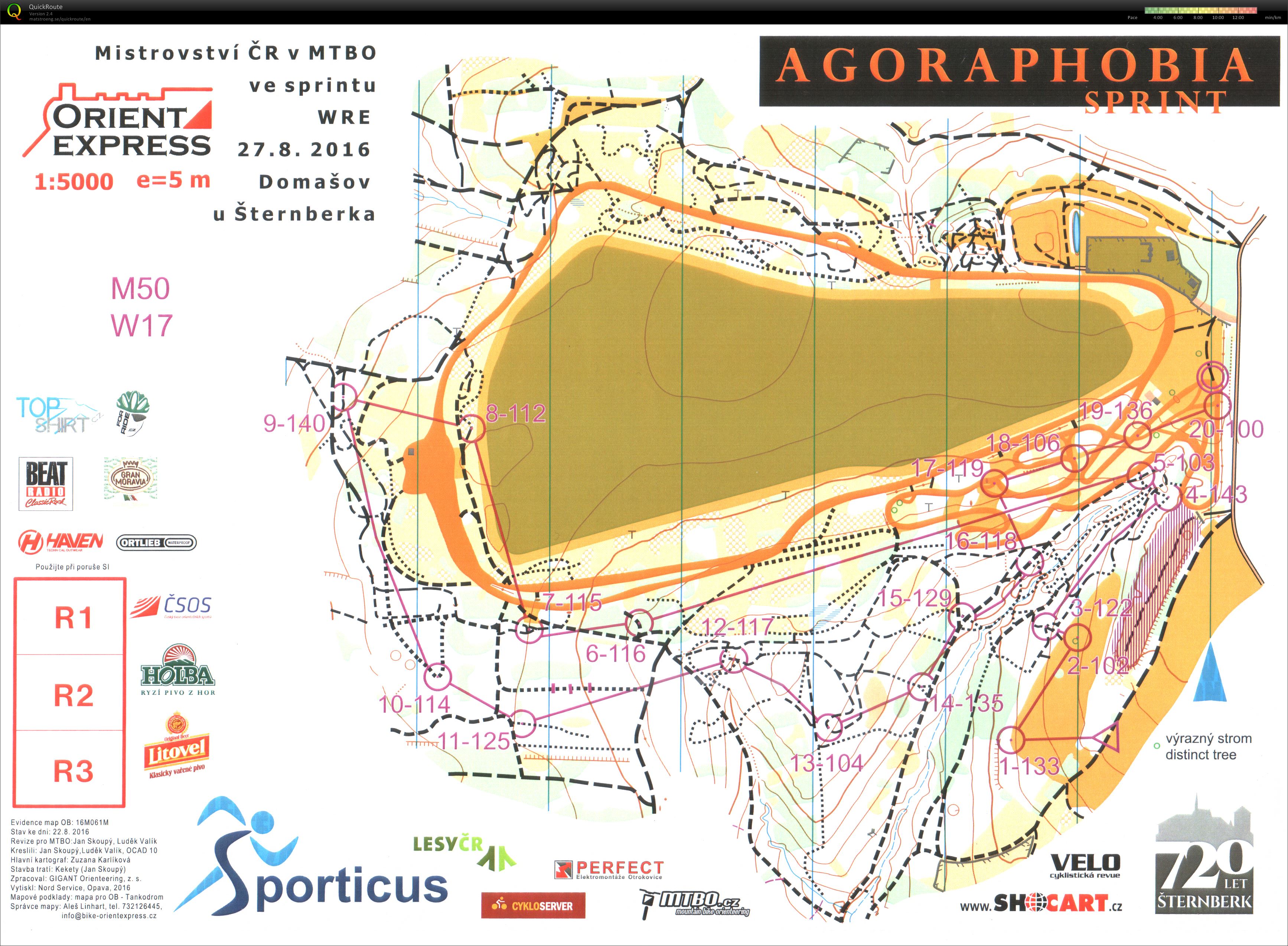 MTBO Czech Championship Sprint (2016-08-27)