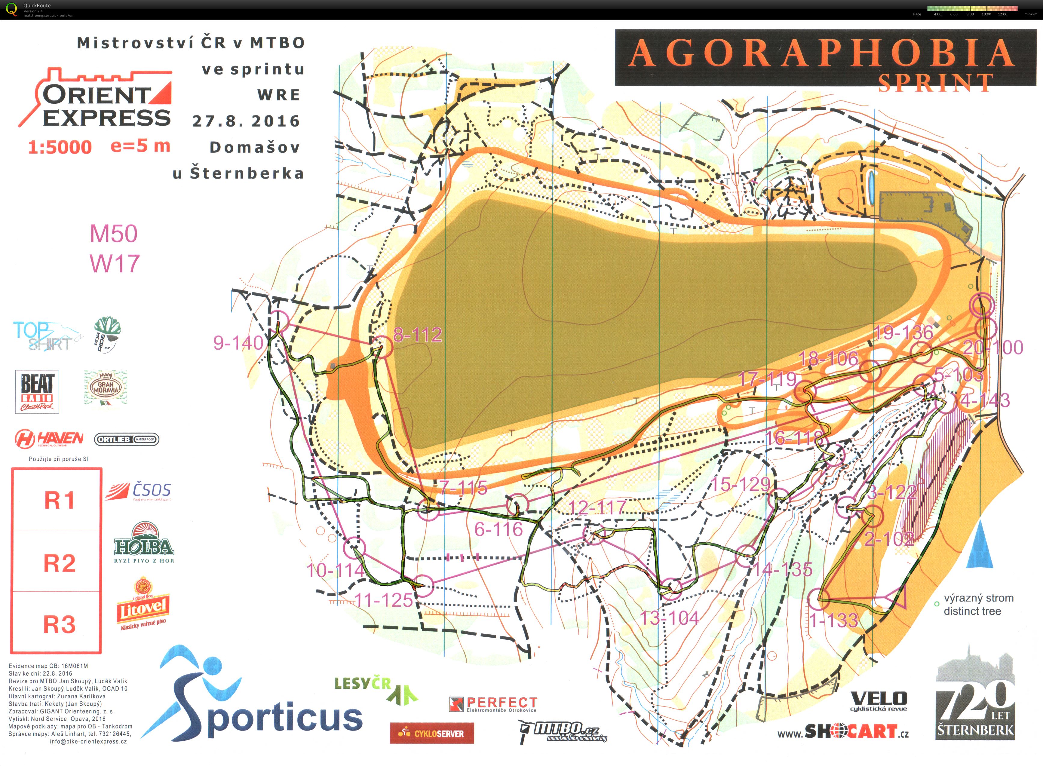 MTBO Czech Championship Sprint (2016-08-27)