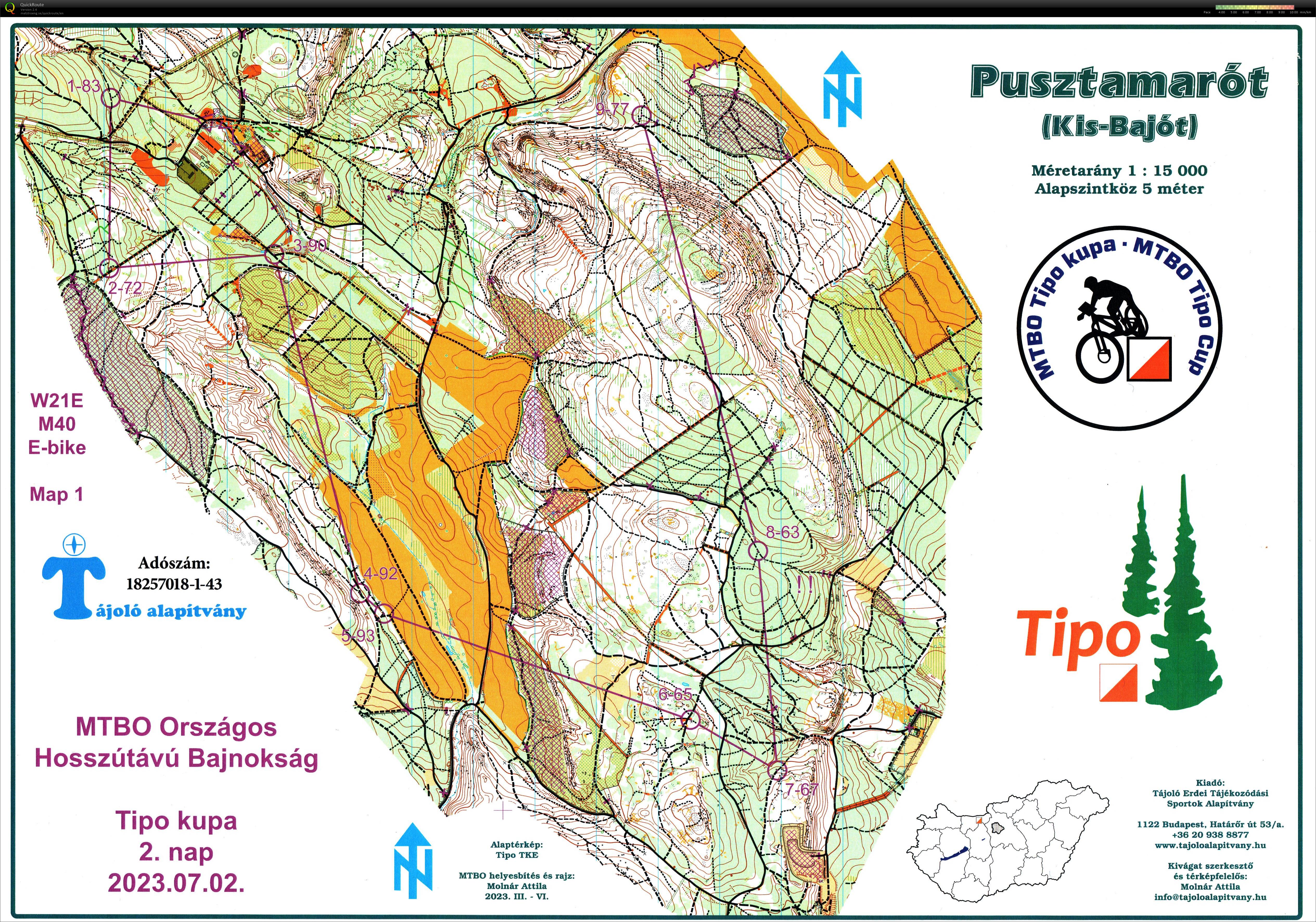 MTBO Tipo Kupa Hosszútávú OB (2023-07-02)