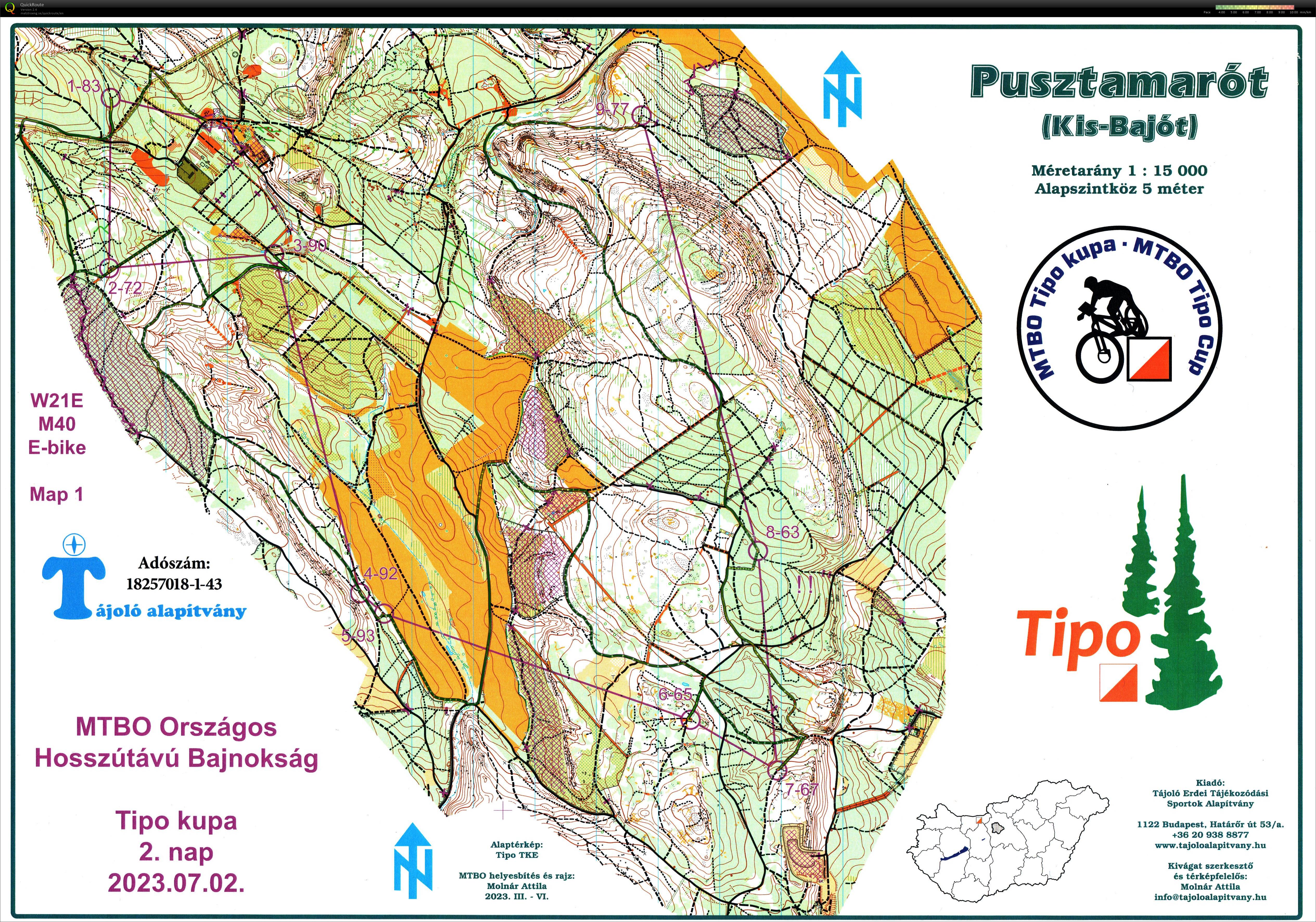 MTBO Tipo Kupa Hosszútávú OB (2023-07-02)