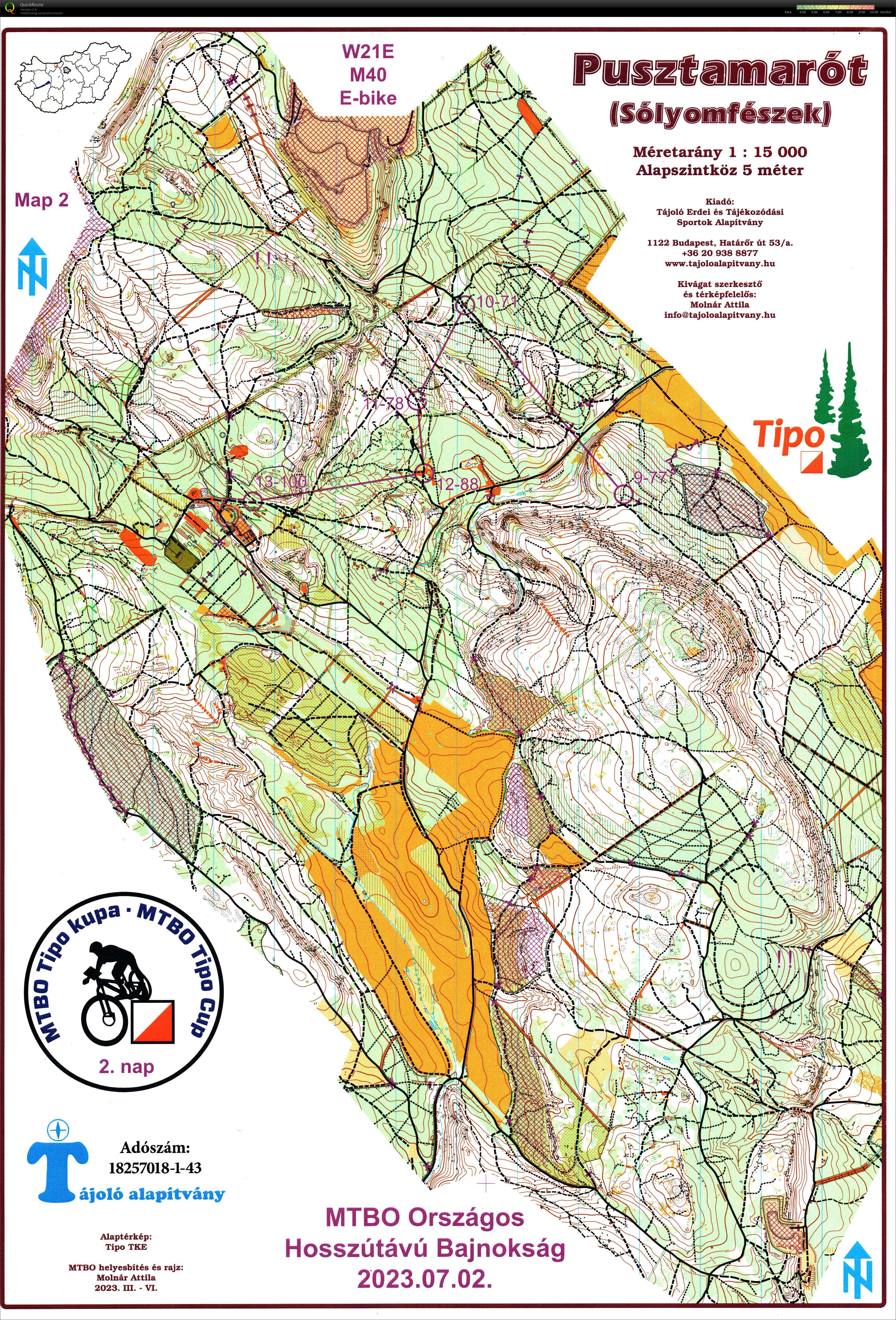 MTBO Tipo Kupa Hosszútávú OB (2023-07-02)