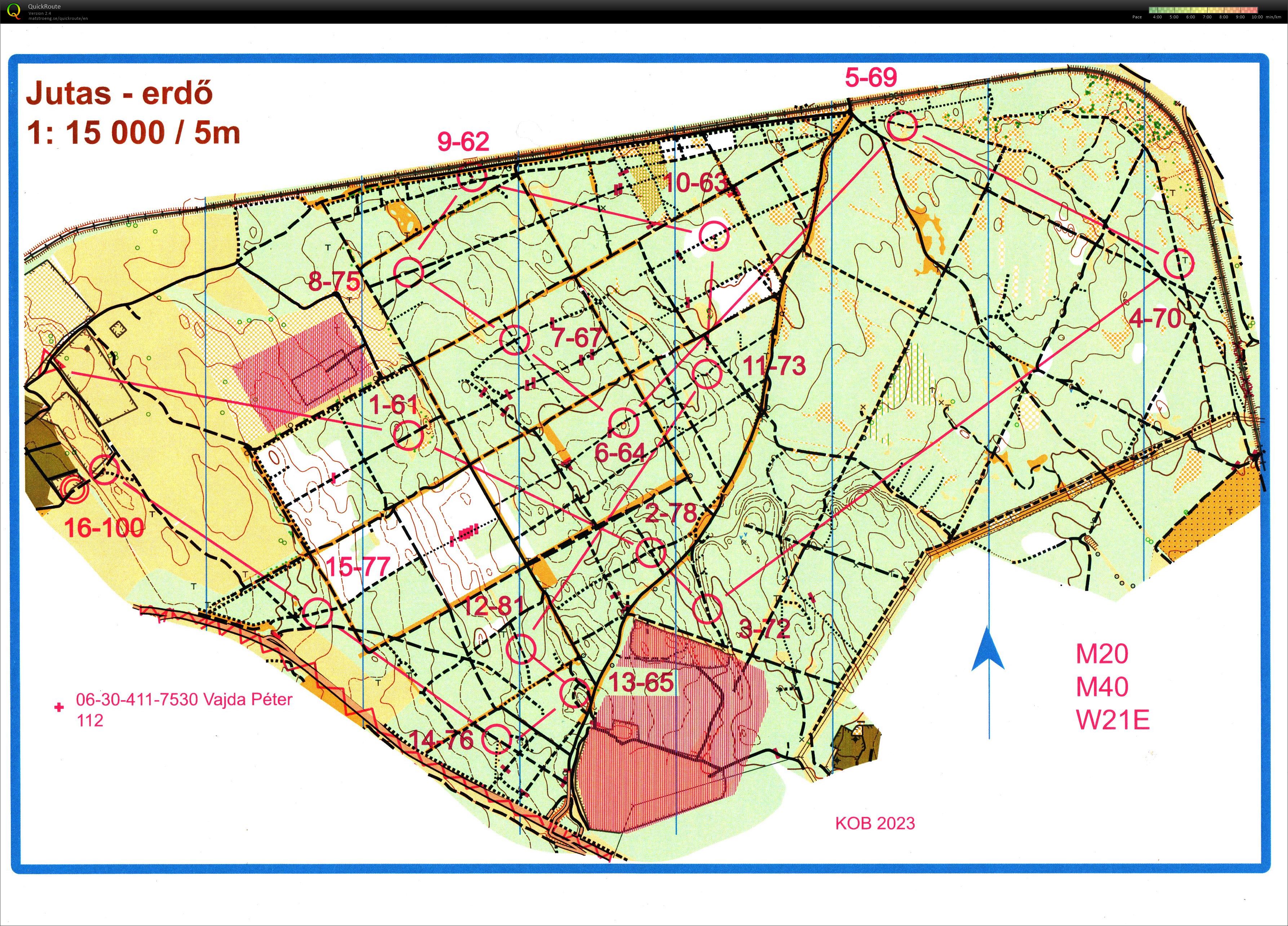 Pannon MTBO Középtávú OB (2023-07-22)