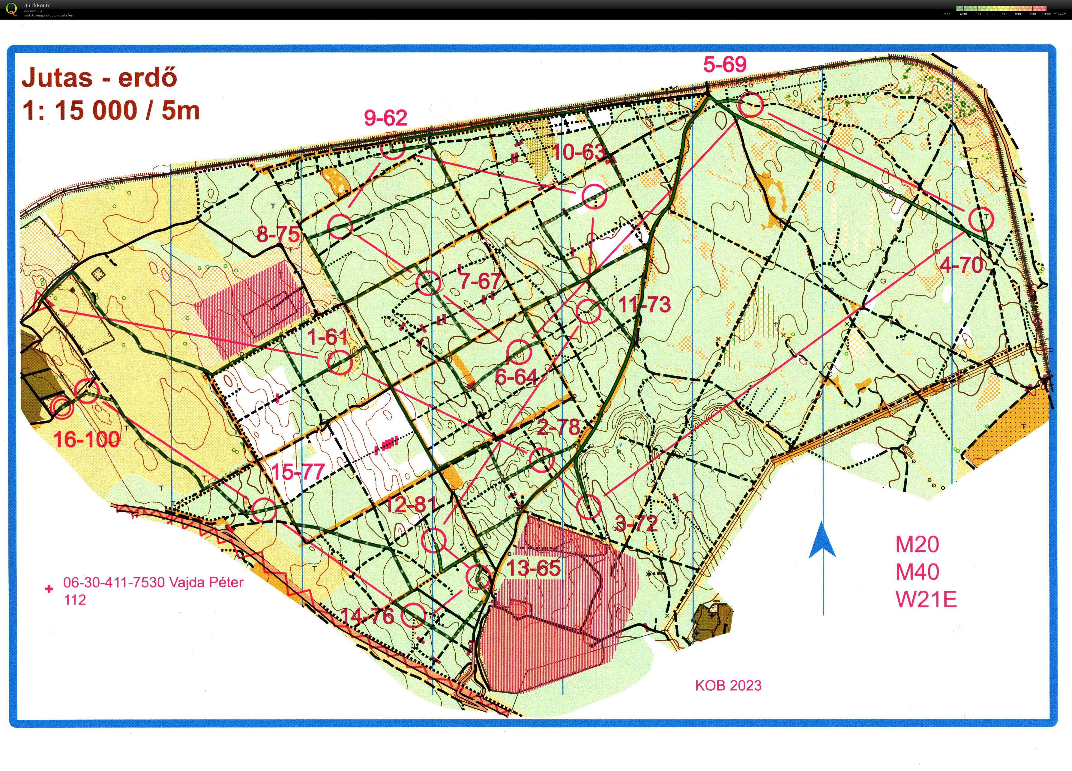 Pannon MTBO Középtávú OB (2023-07-22)