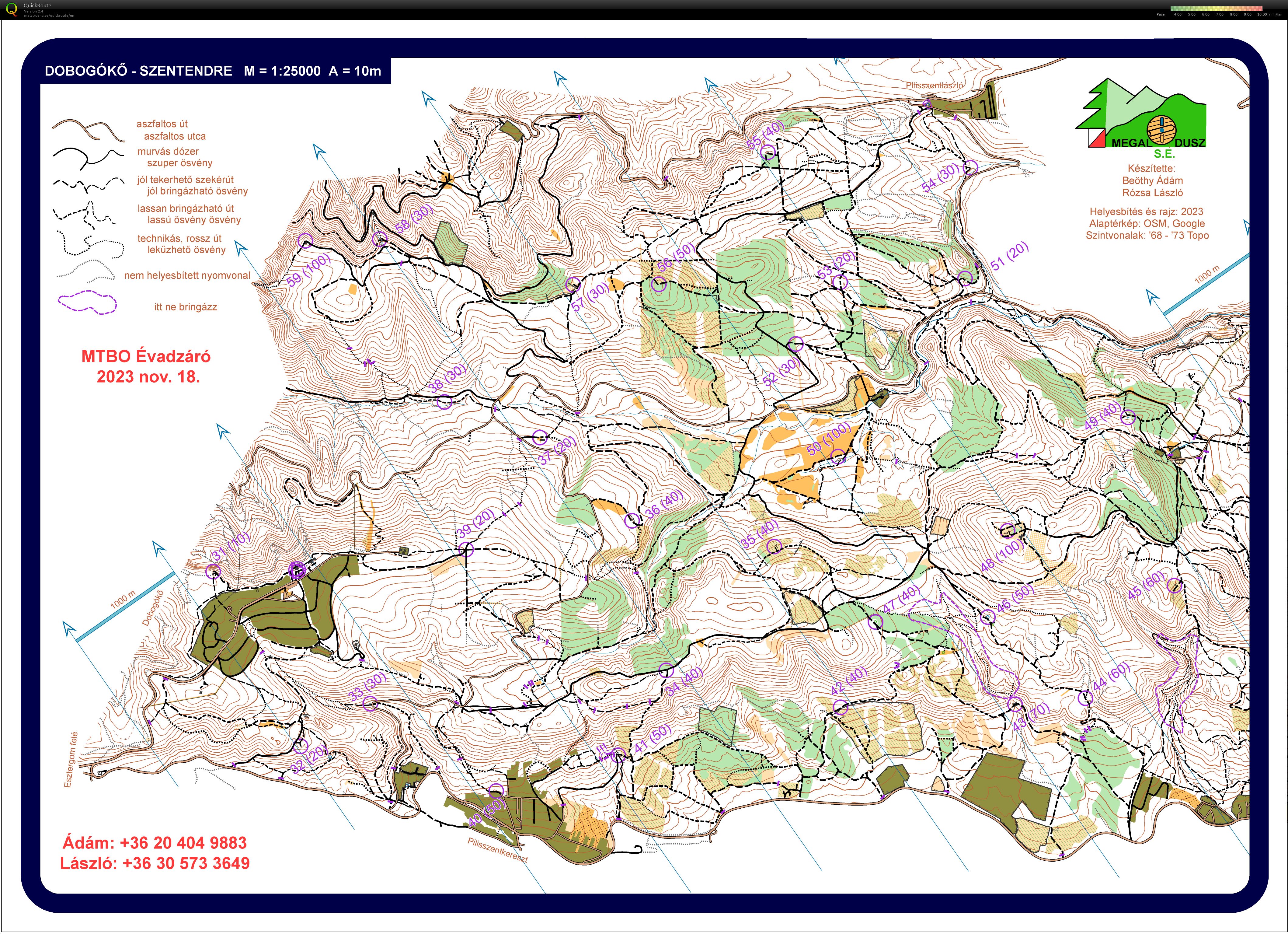 MTBO évzáró (2023-11-18)