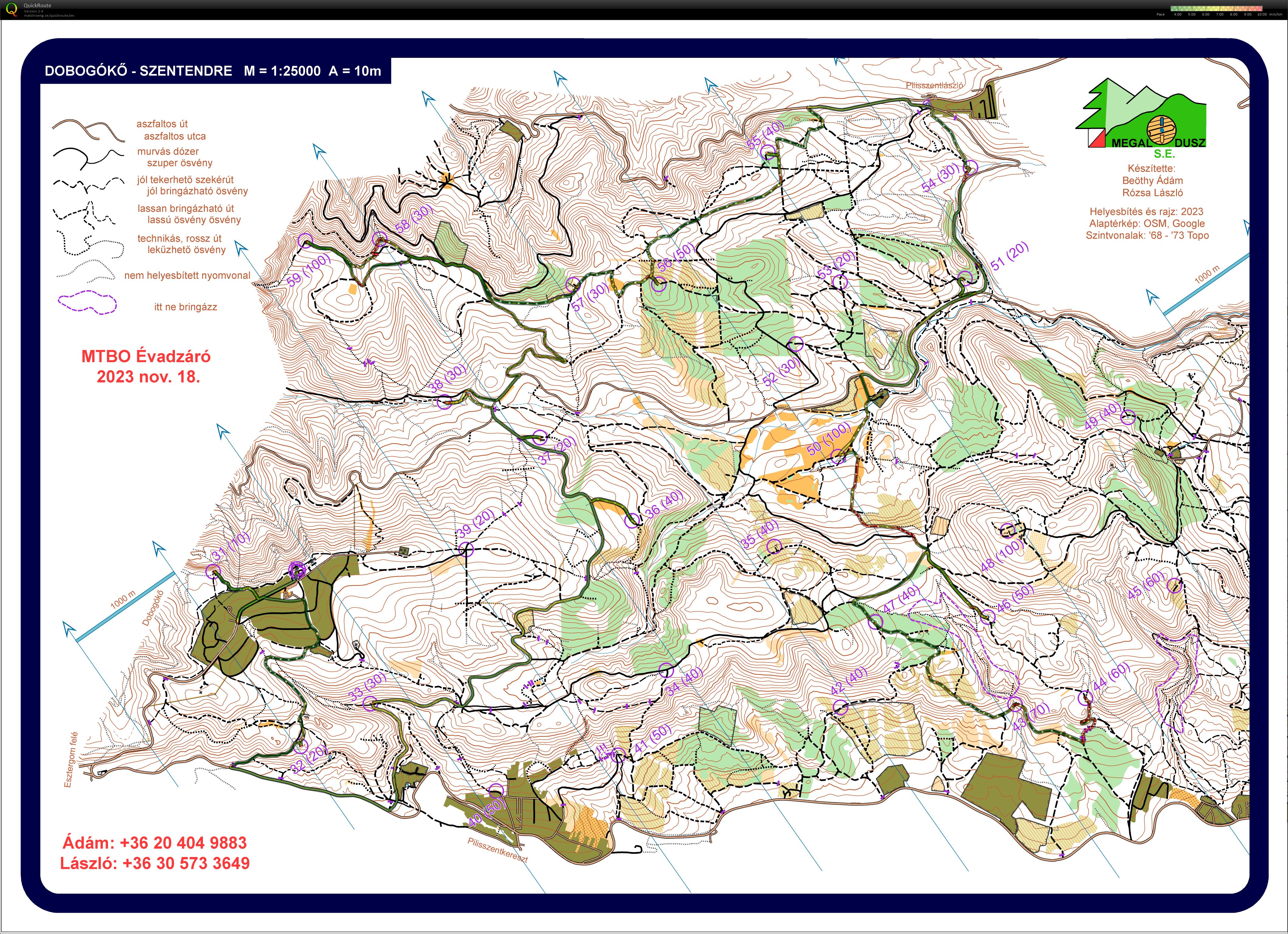 MTBO évzáró (2023-11-18)