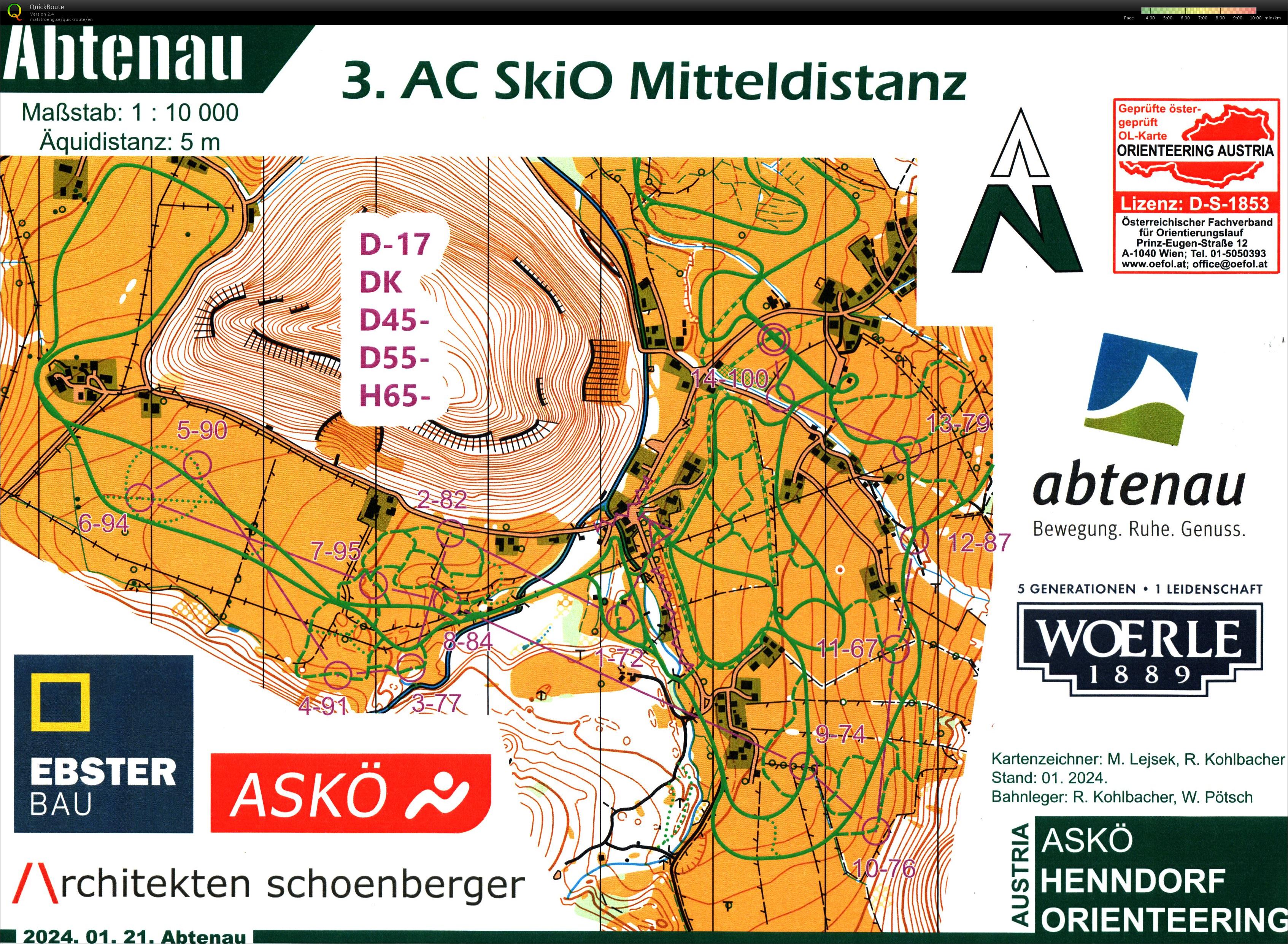 3. Ski-O Austria Cup (2024-01-21)