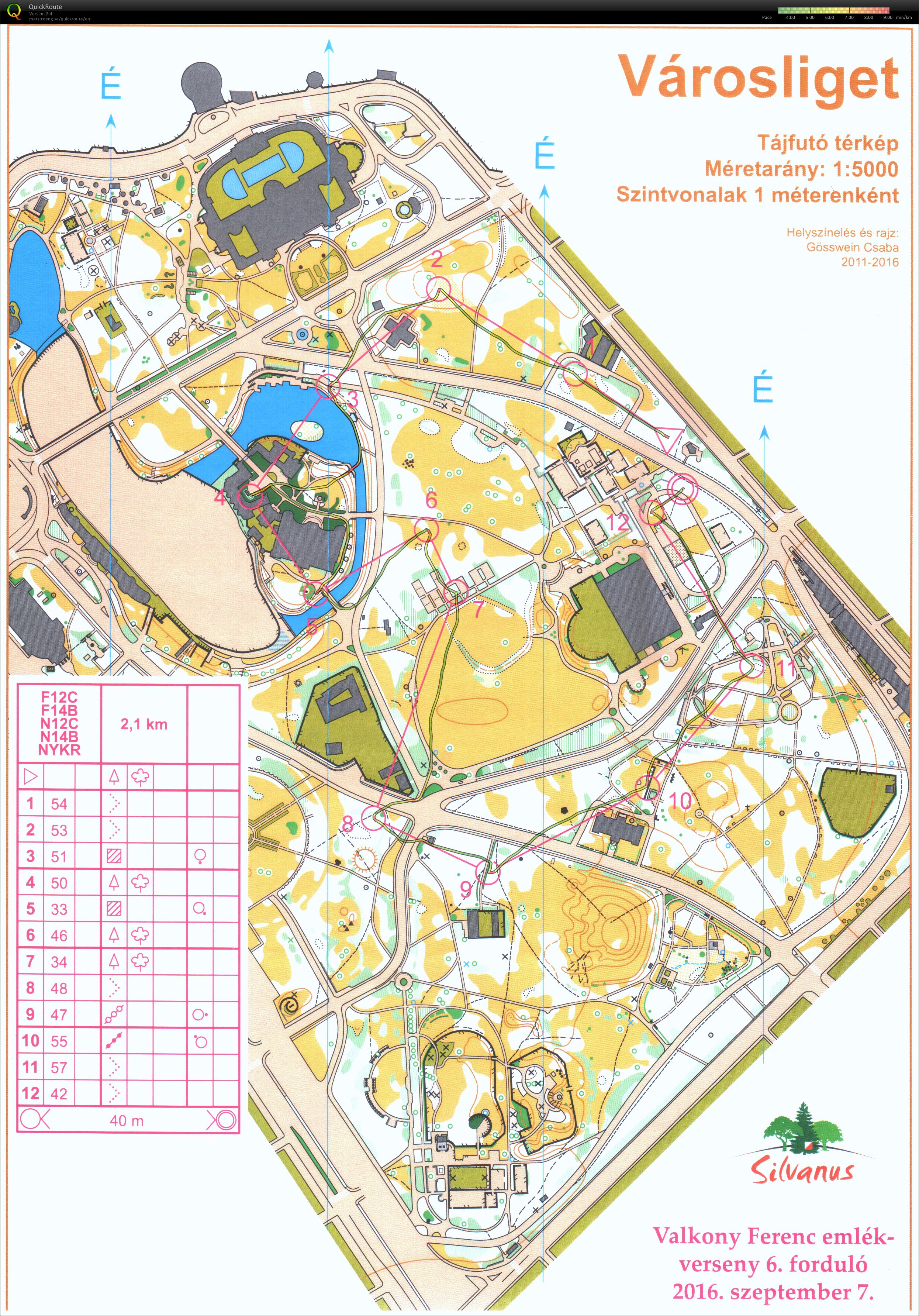 Valkony Ferenc emlékverseny 6. forduló (2016-09-07)