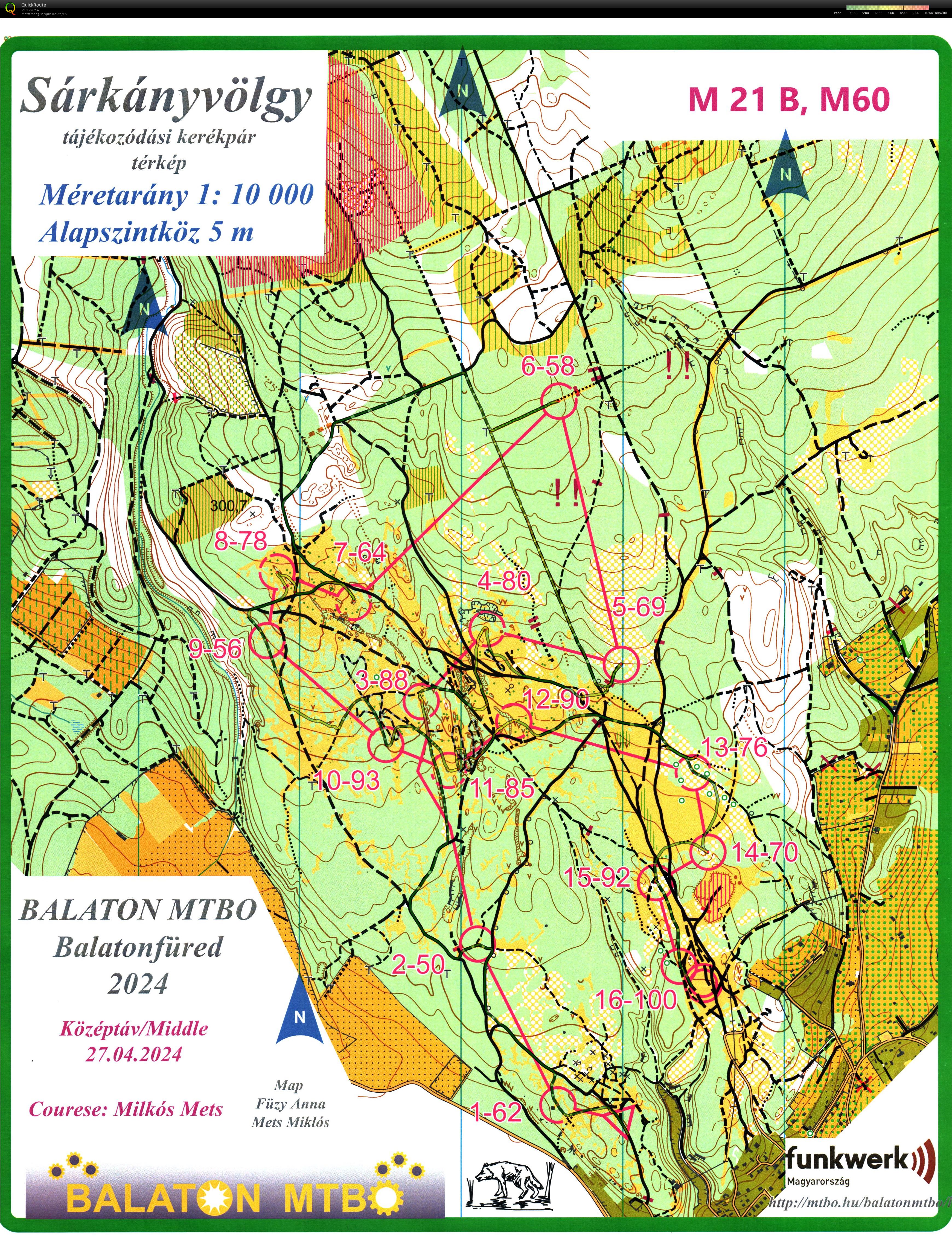 Balaton MTBO Middle (2024-04-27)