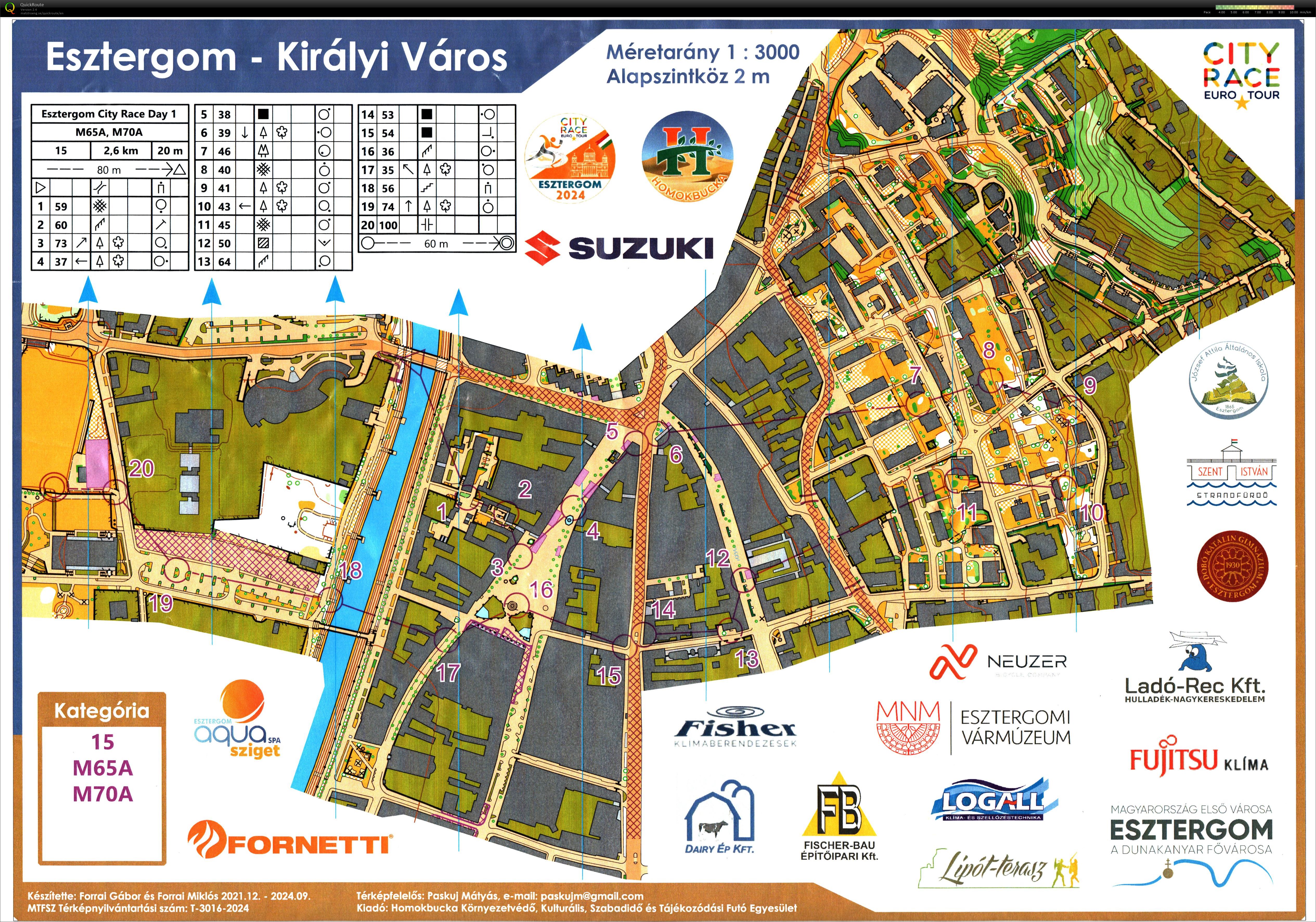 SUZUKI-Esztergom Kupa City Race Euro Tour - Éjszakai rövidtáv (2024-10-04)