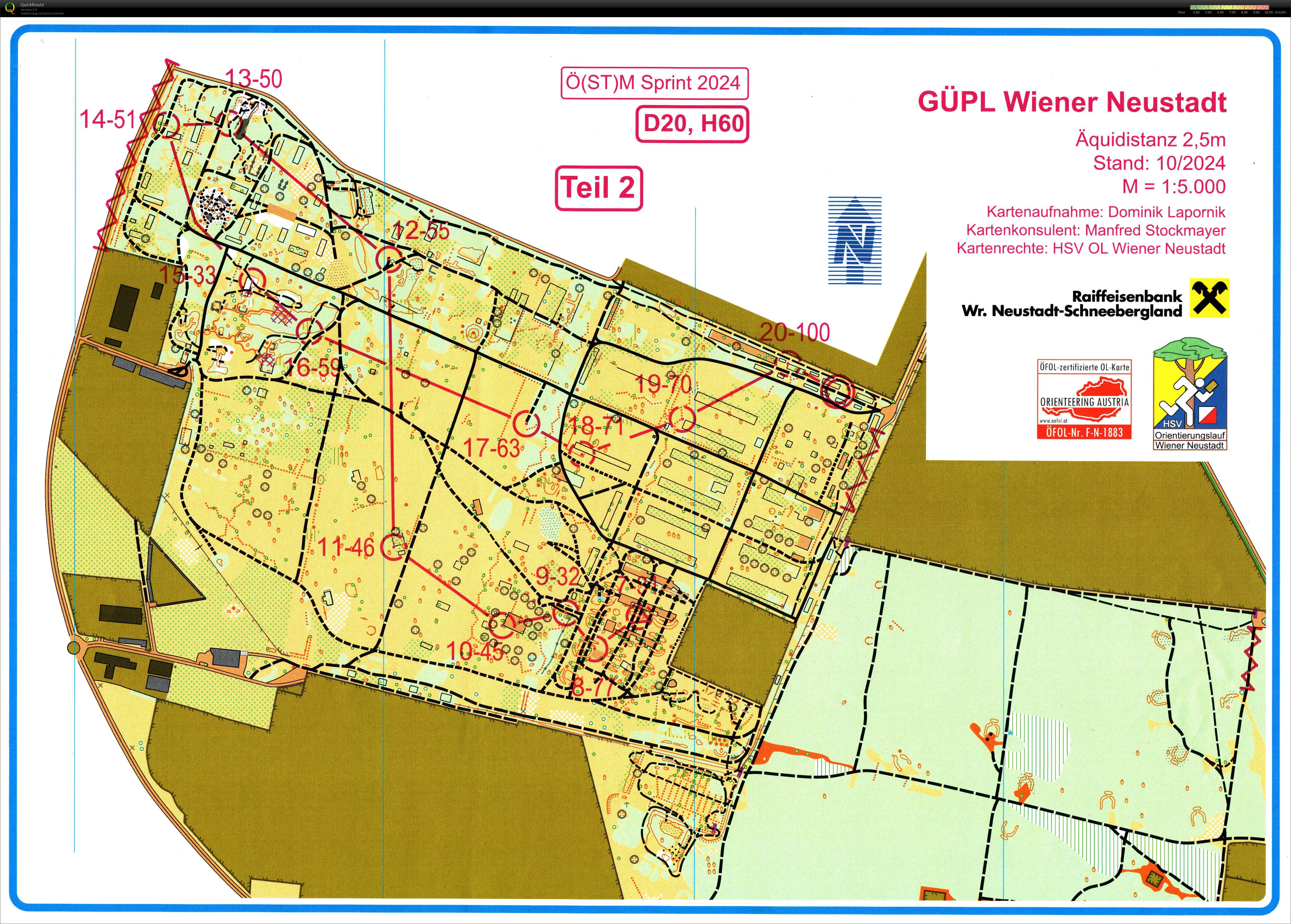 ÖM Sprint, 10. MTBO Austria Cup (2024-10-19)