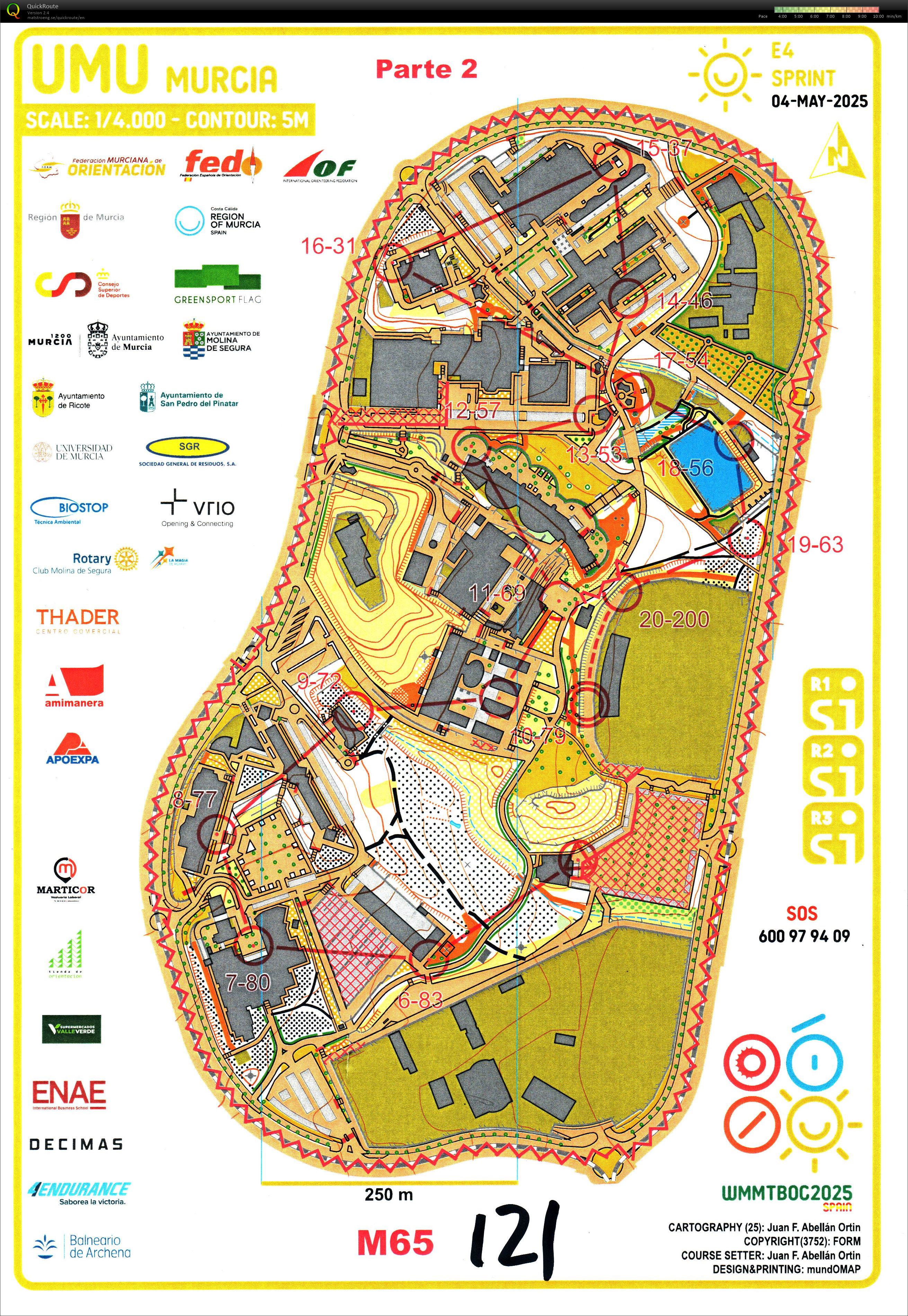 WMMTBOC Sprint Distance (2025-05-04)