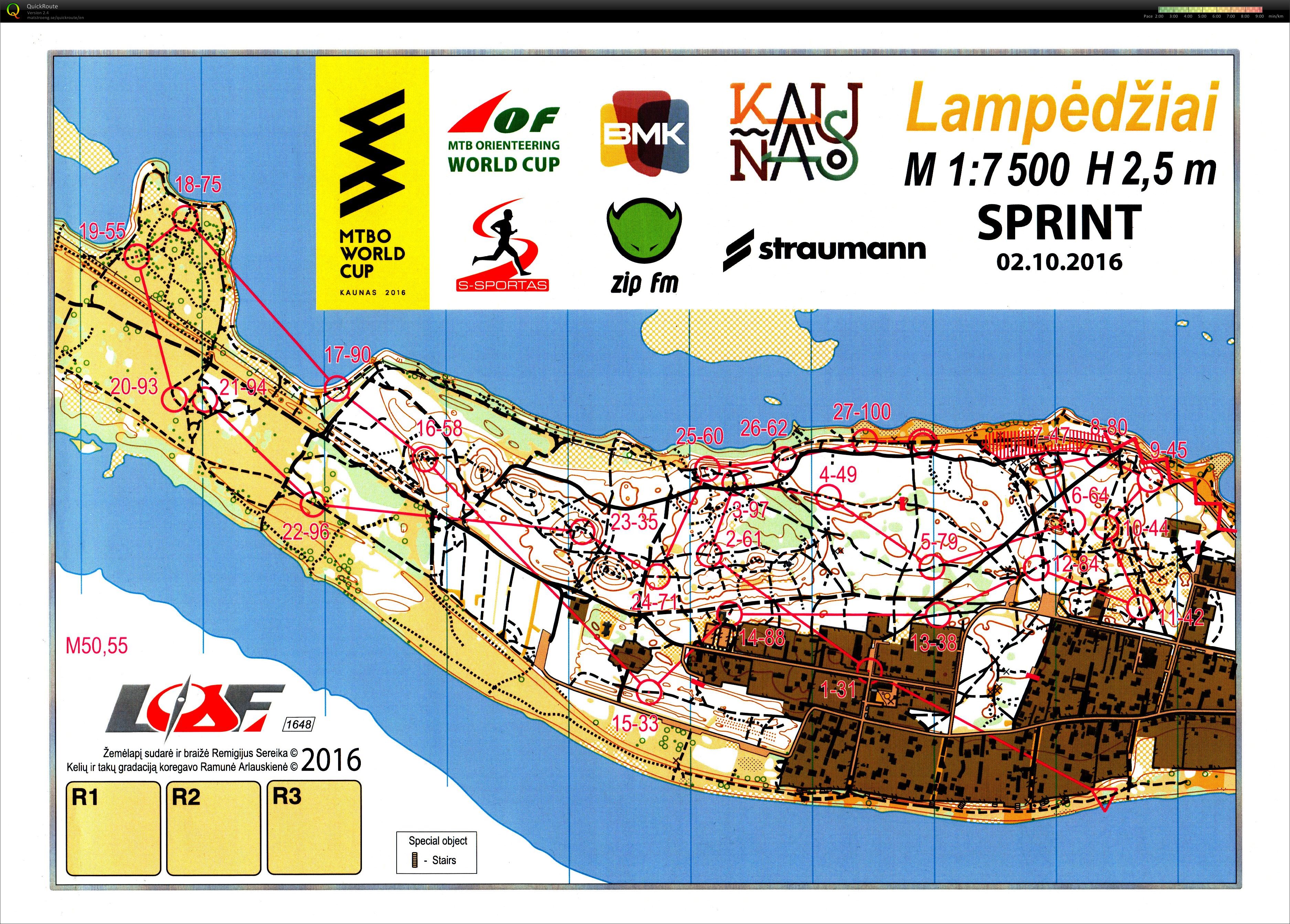 WMMTBOC Sprint distance (2016-10-02)