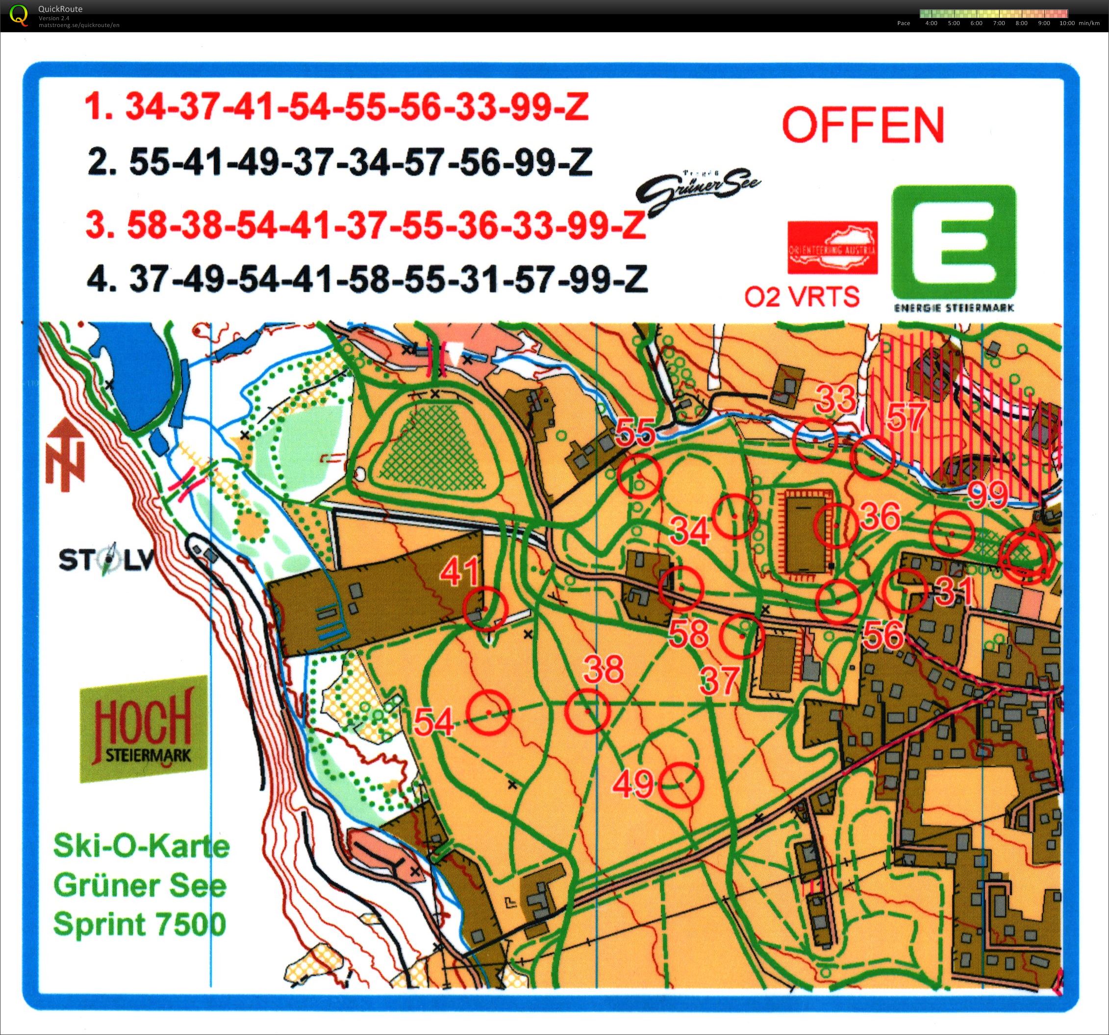 Ski-O ÖM Mixed-Sprint-Staffel (2017-02-19)