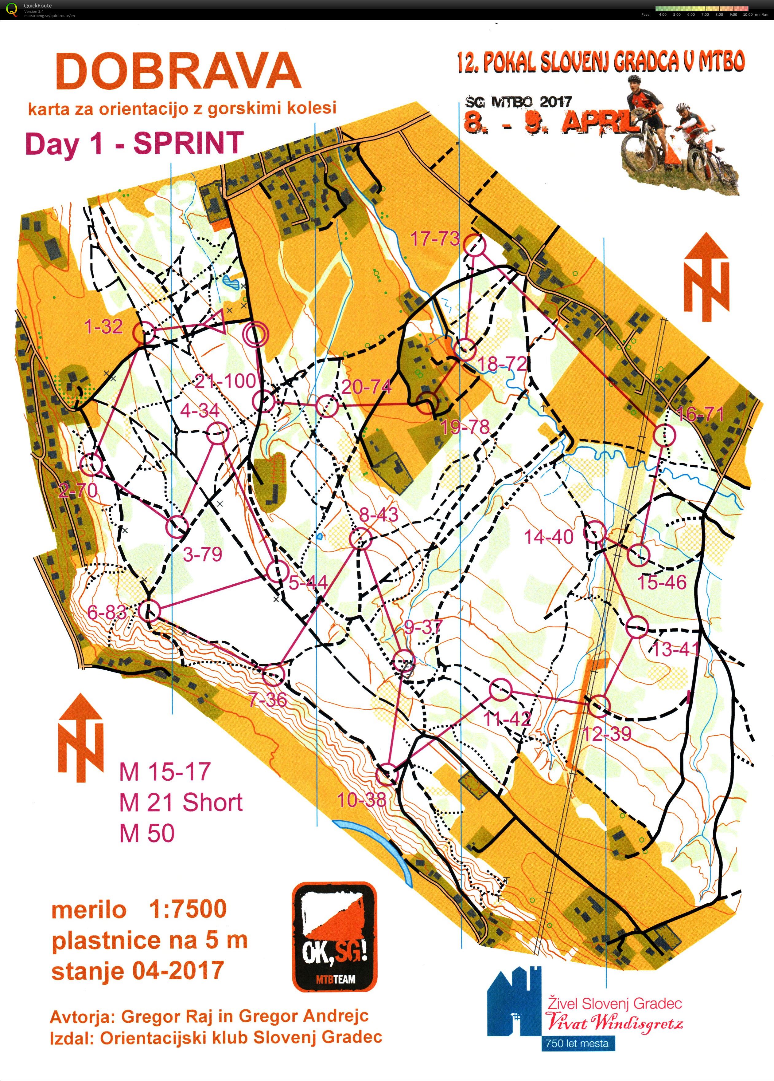 SG MTBO 2017 Sprint (2017-04-08)