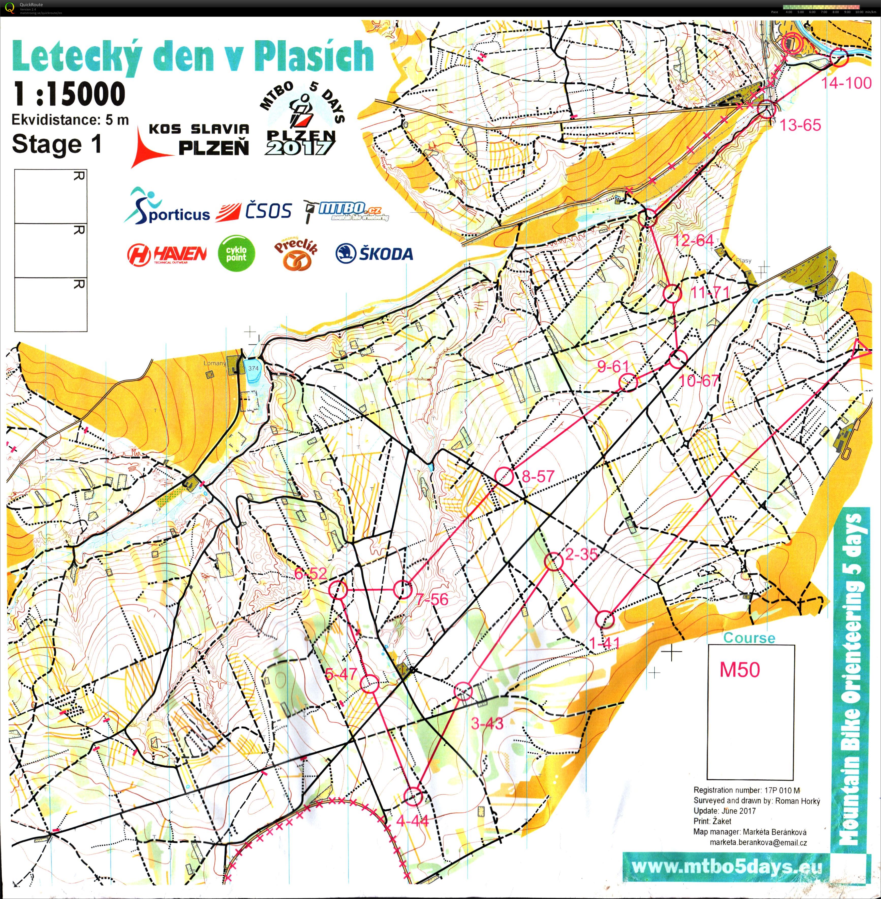 MTBO5Days E1 (2017-07-05)