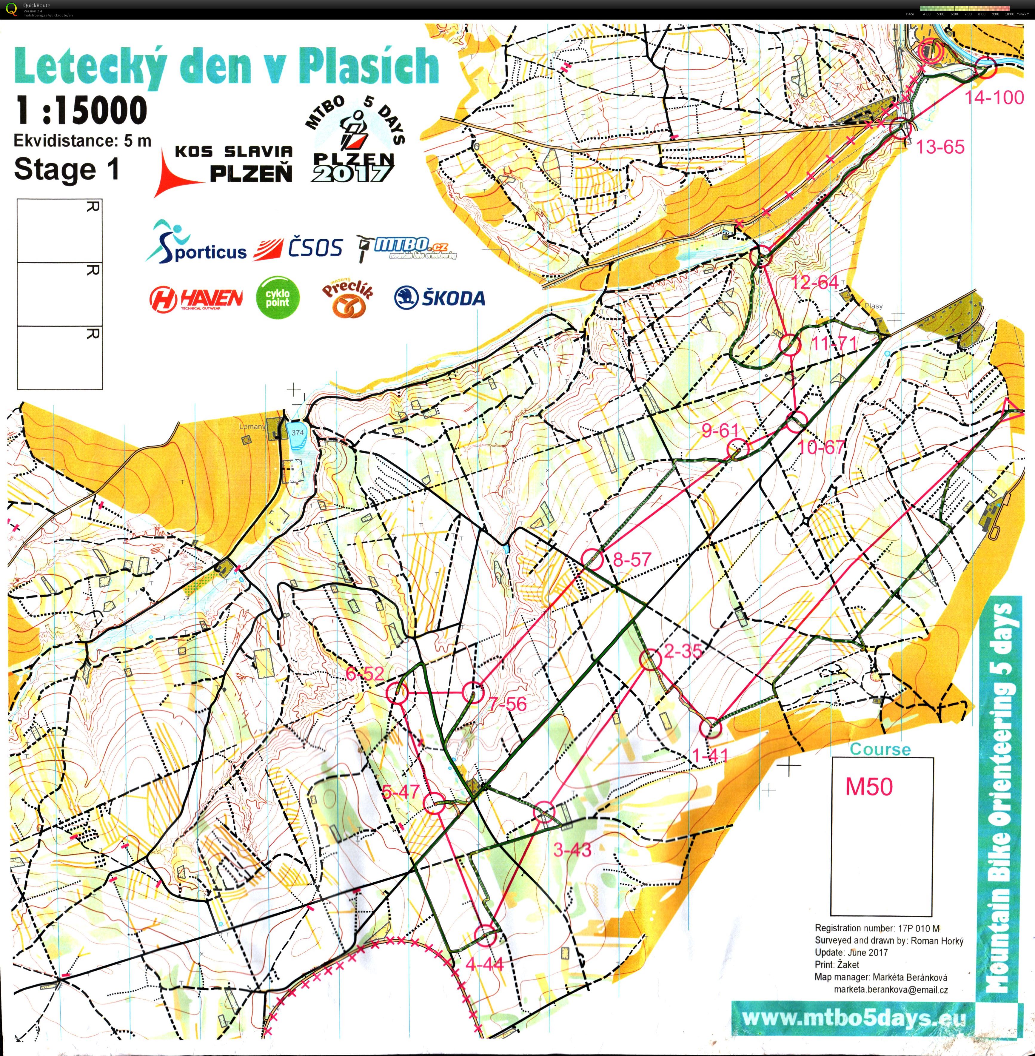 MTBO5Days E1 (2017-07-05)