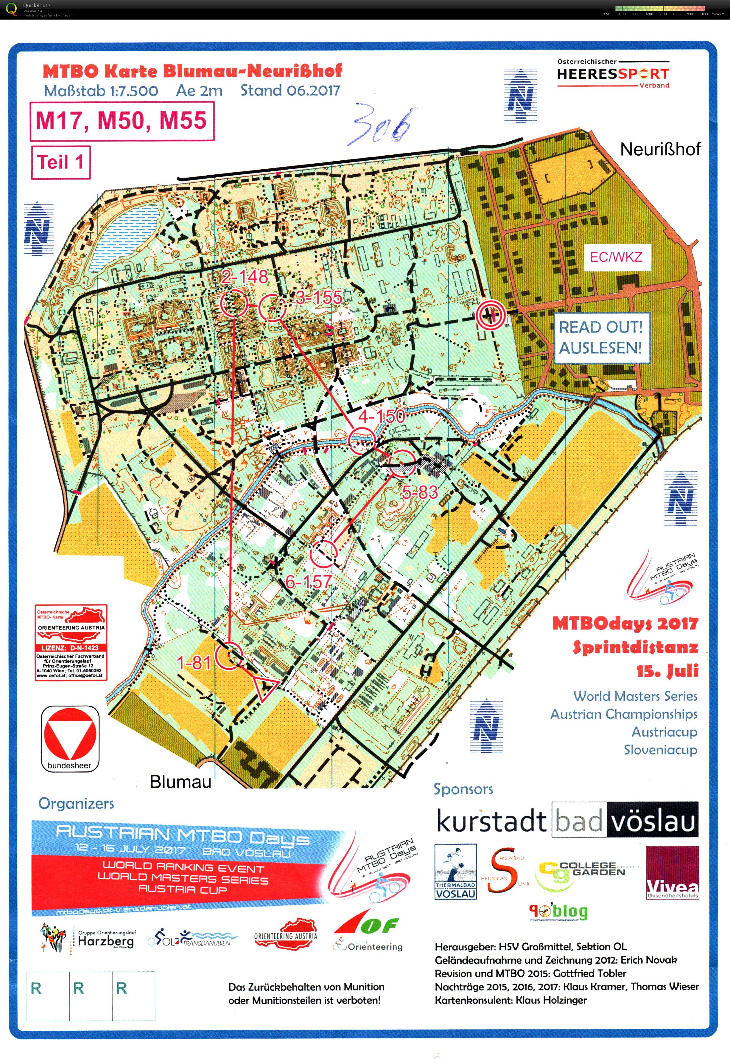ÖM Sprint, 8. MTBO Austria Cup (2017-07-15)