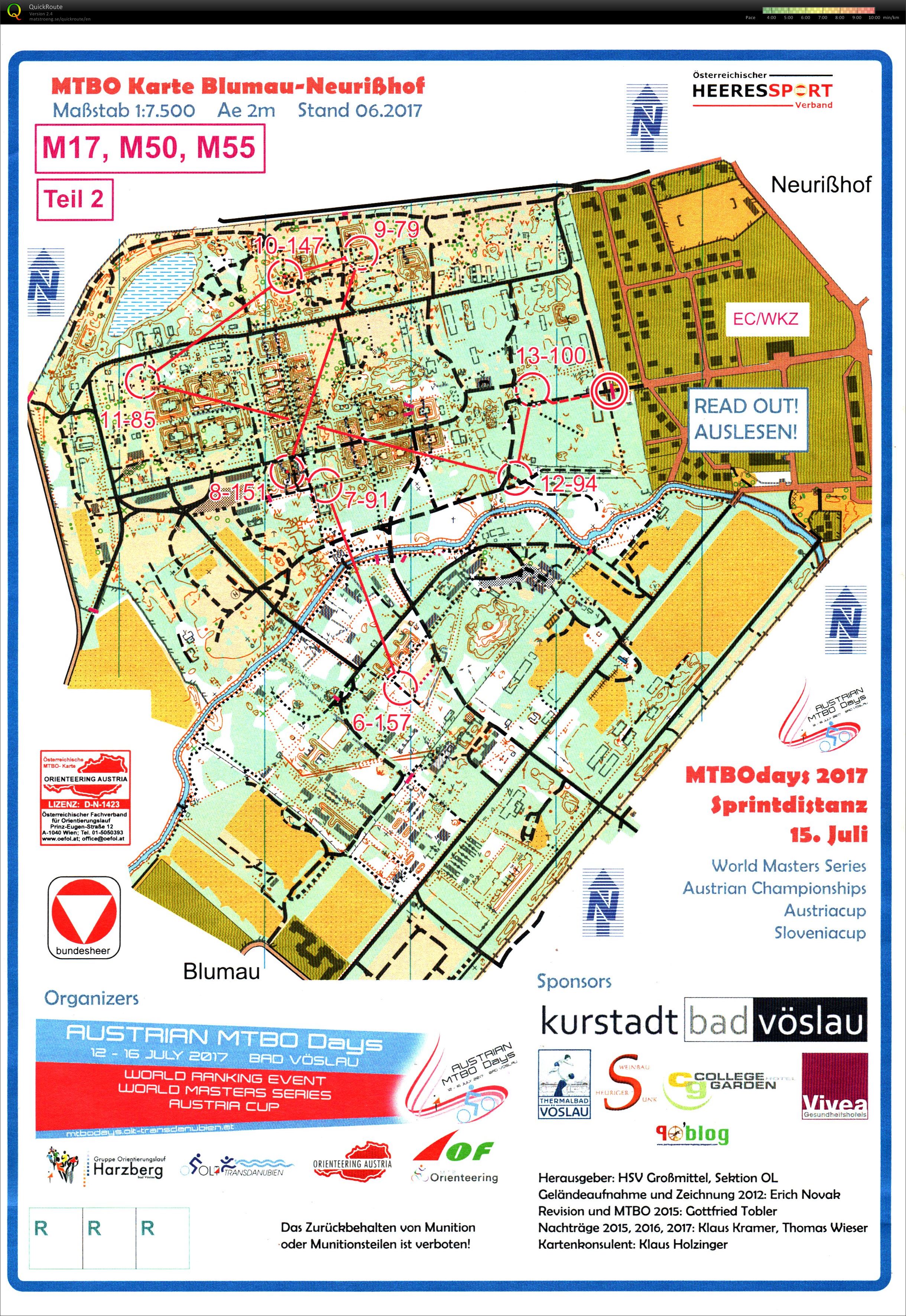 ÖM Sprint, 8. MTBO Austria Cup (2017-07-15)