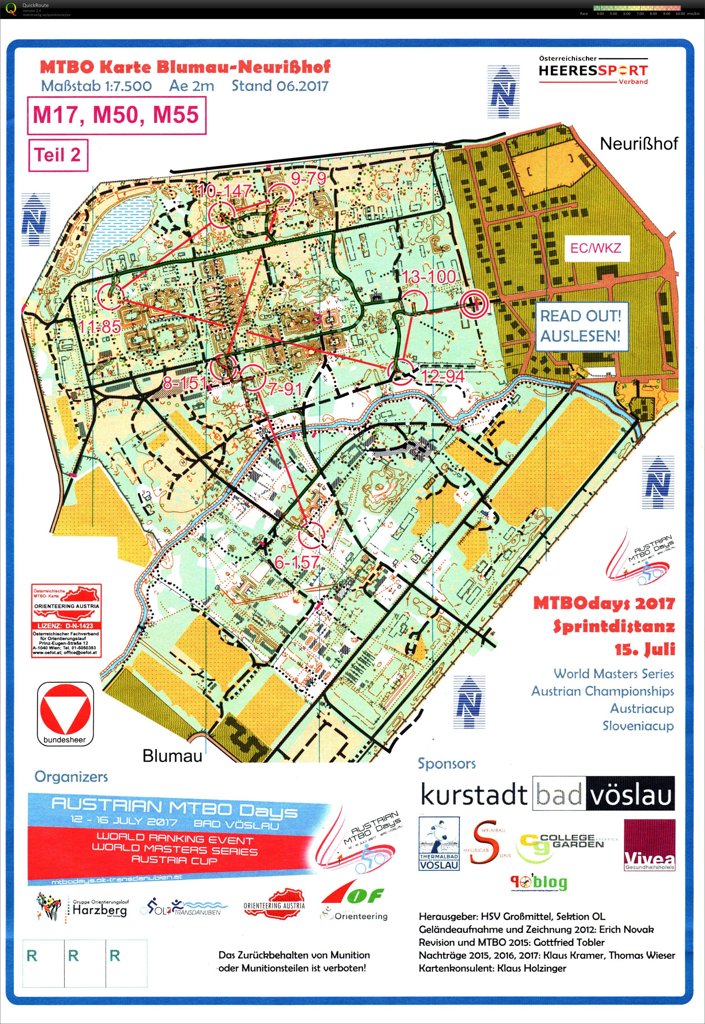 ÖM Sprint, 8. MTBO Austria Cup (2017-07-15)