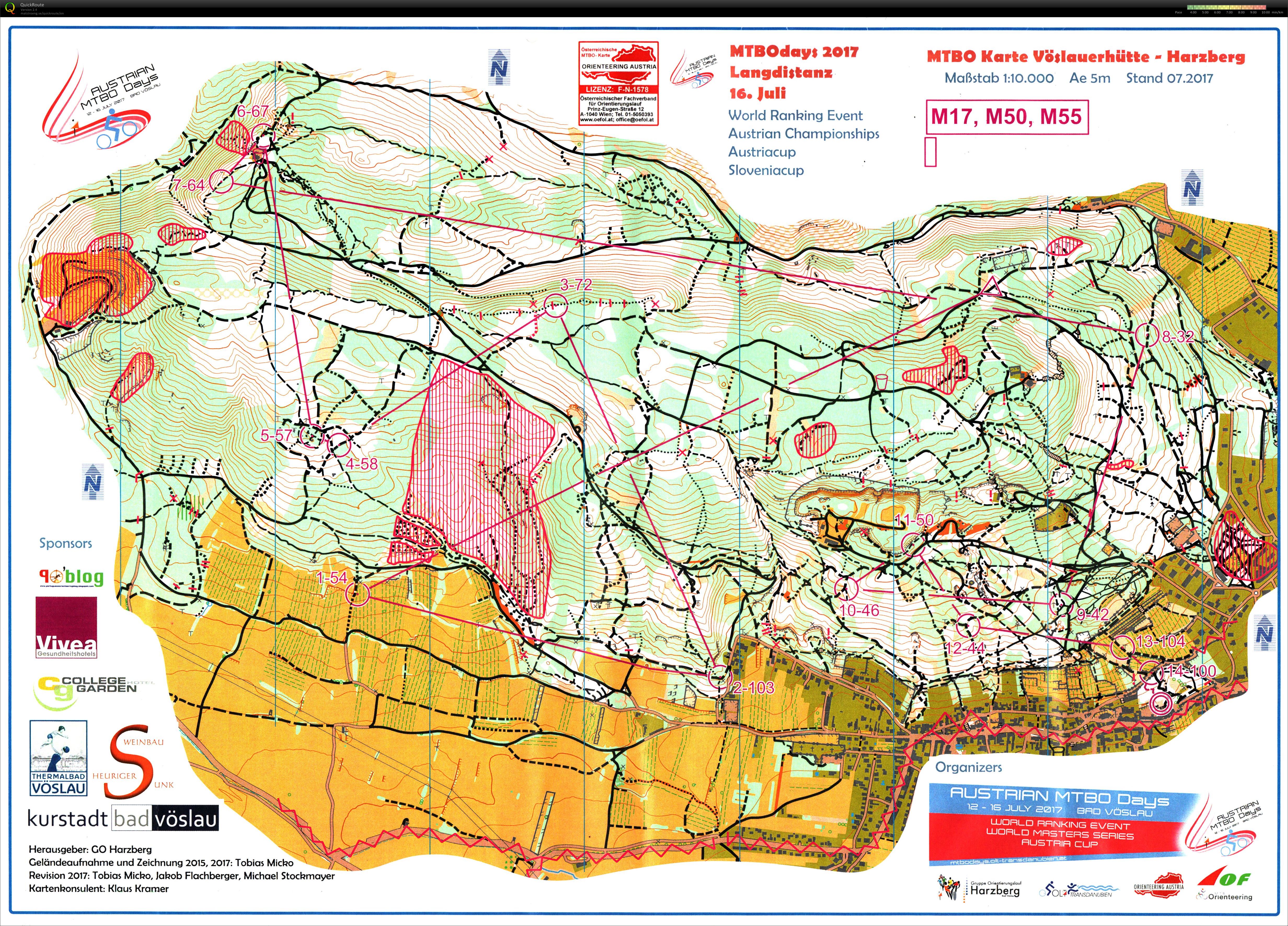ÖM Langdistanz, 10. MTBO Austria Cup (2017-07-16)