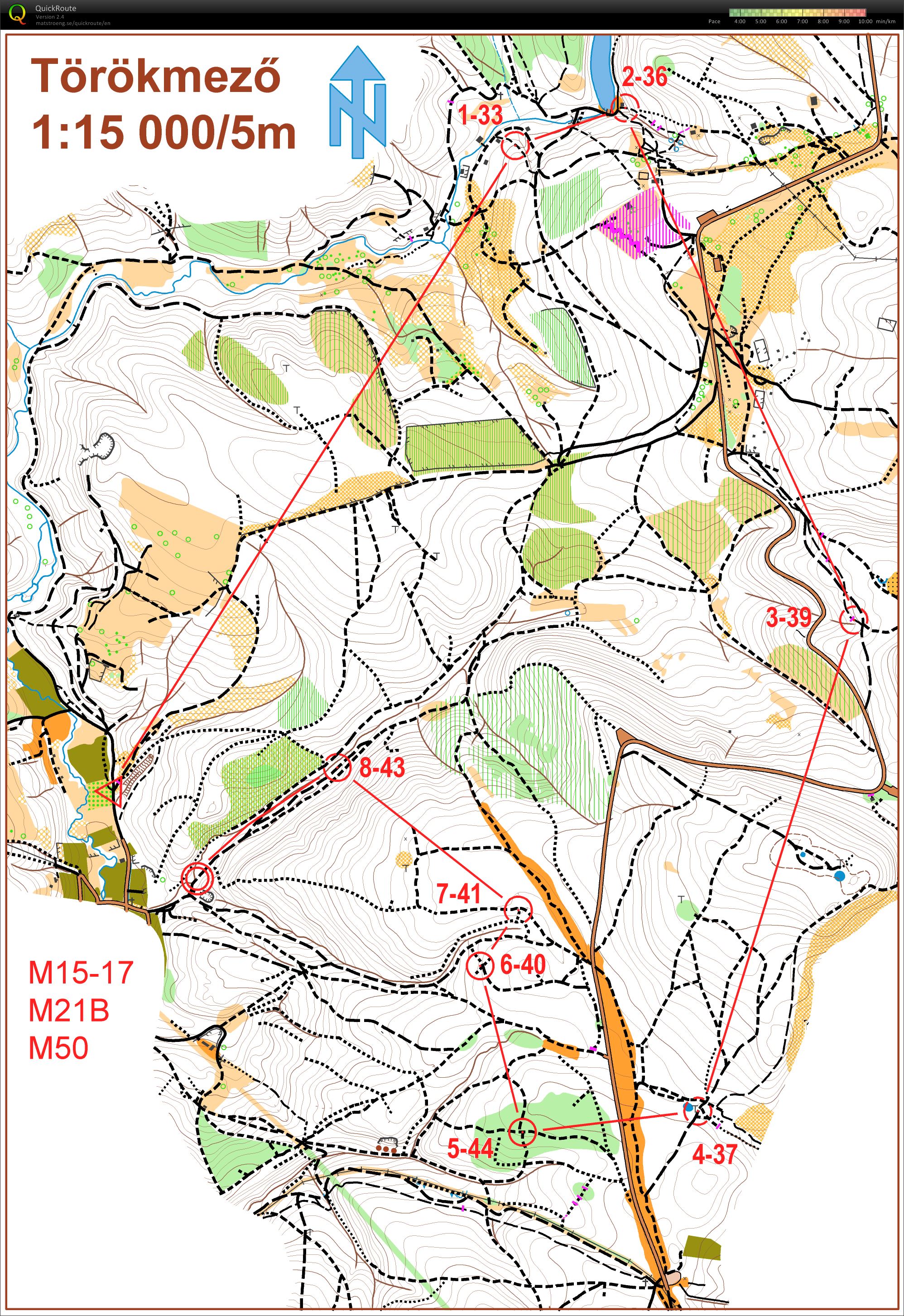 Zebegény MTBO Középtáv (2017-07-23)
