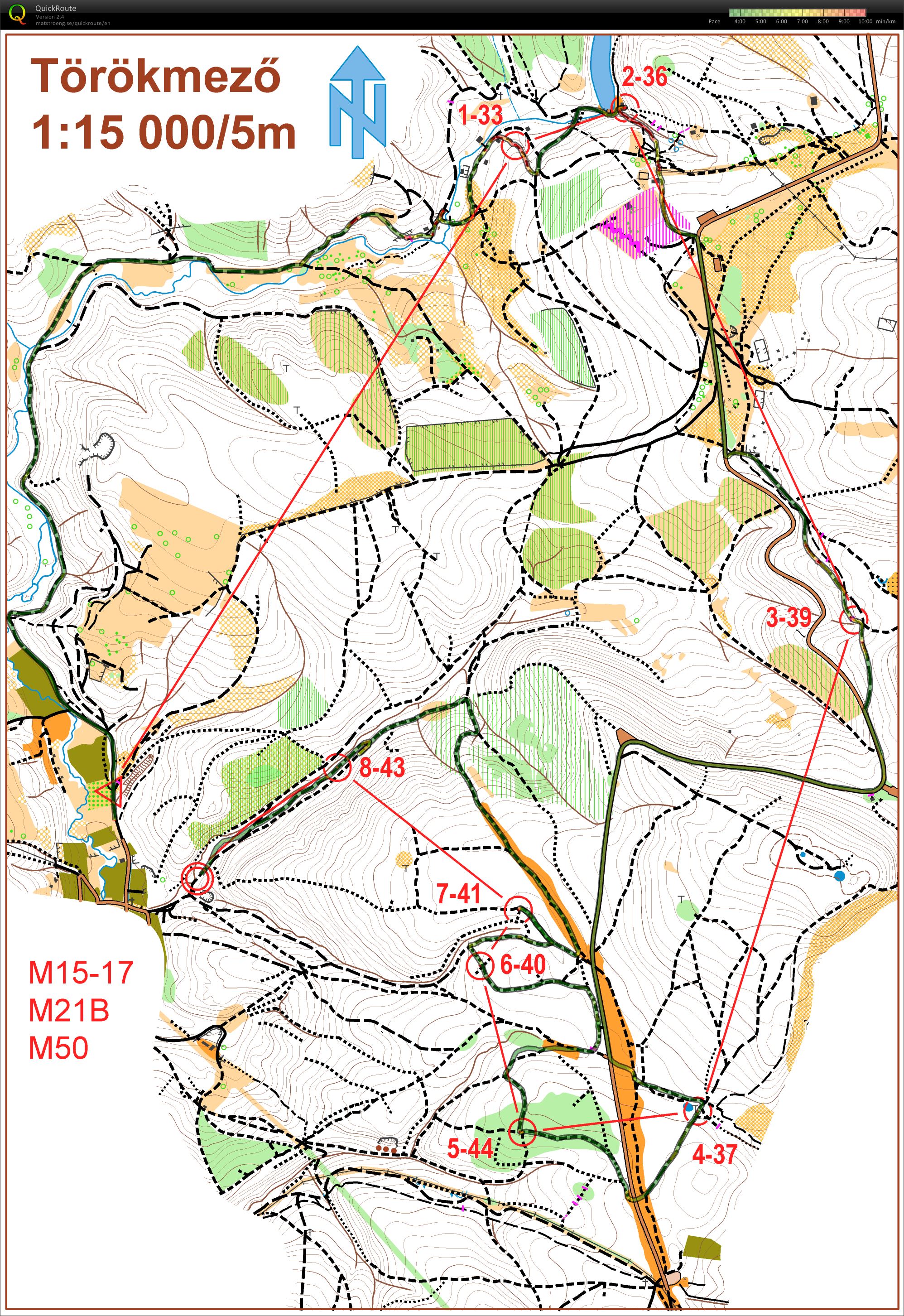 Zebegény MTBO Középtáv (2017-07-23)