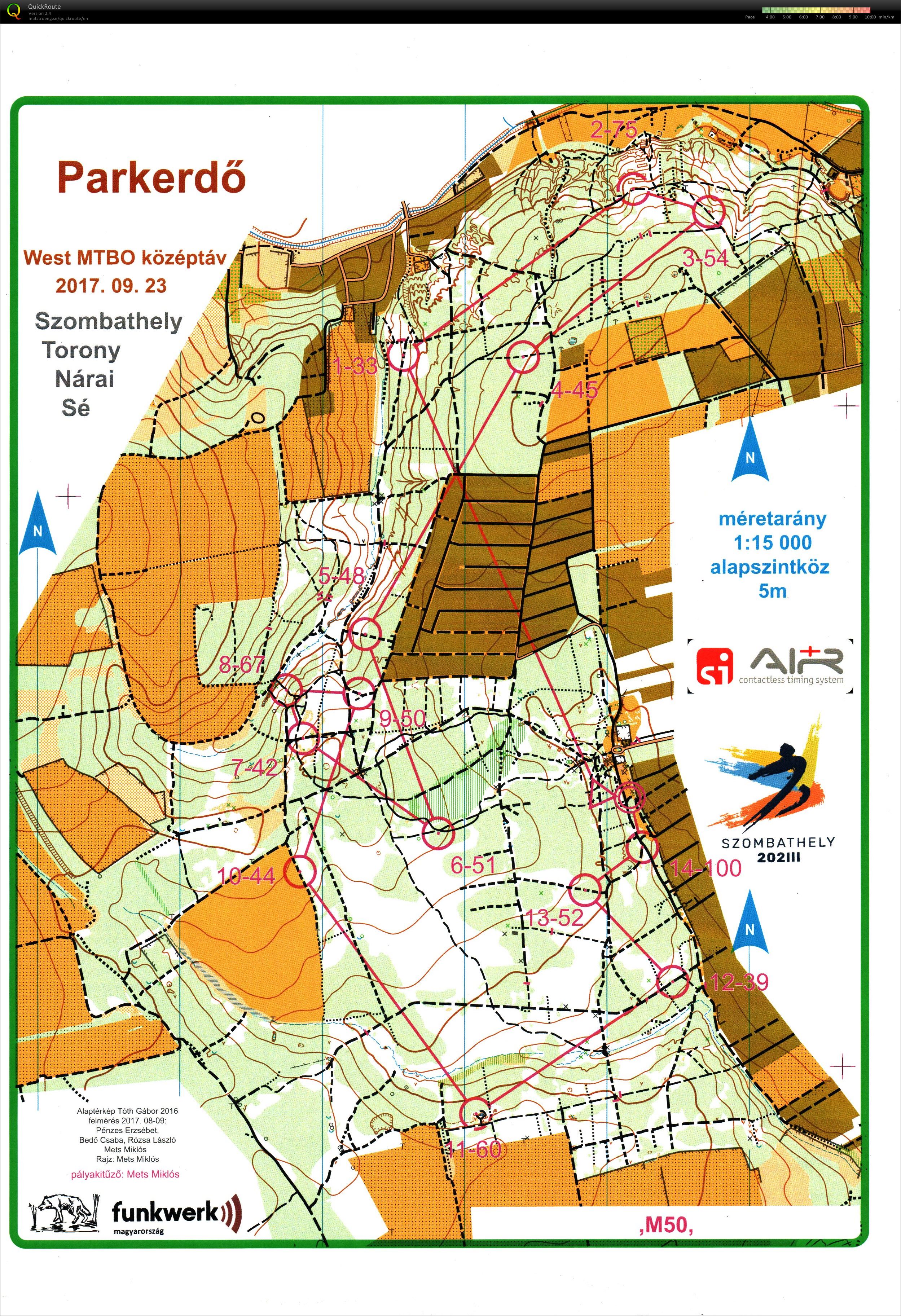 West MTBO Kupa 1. nap (2017-09-23)