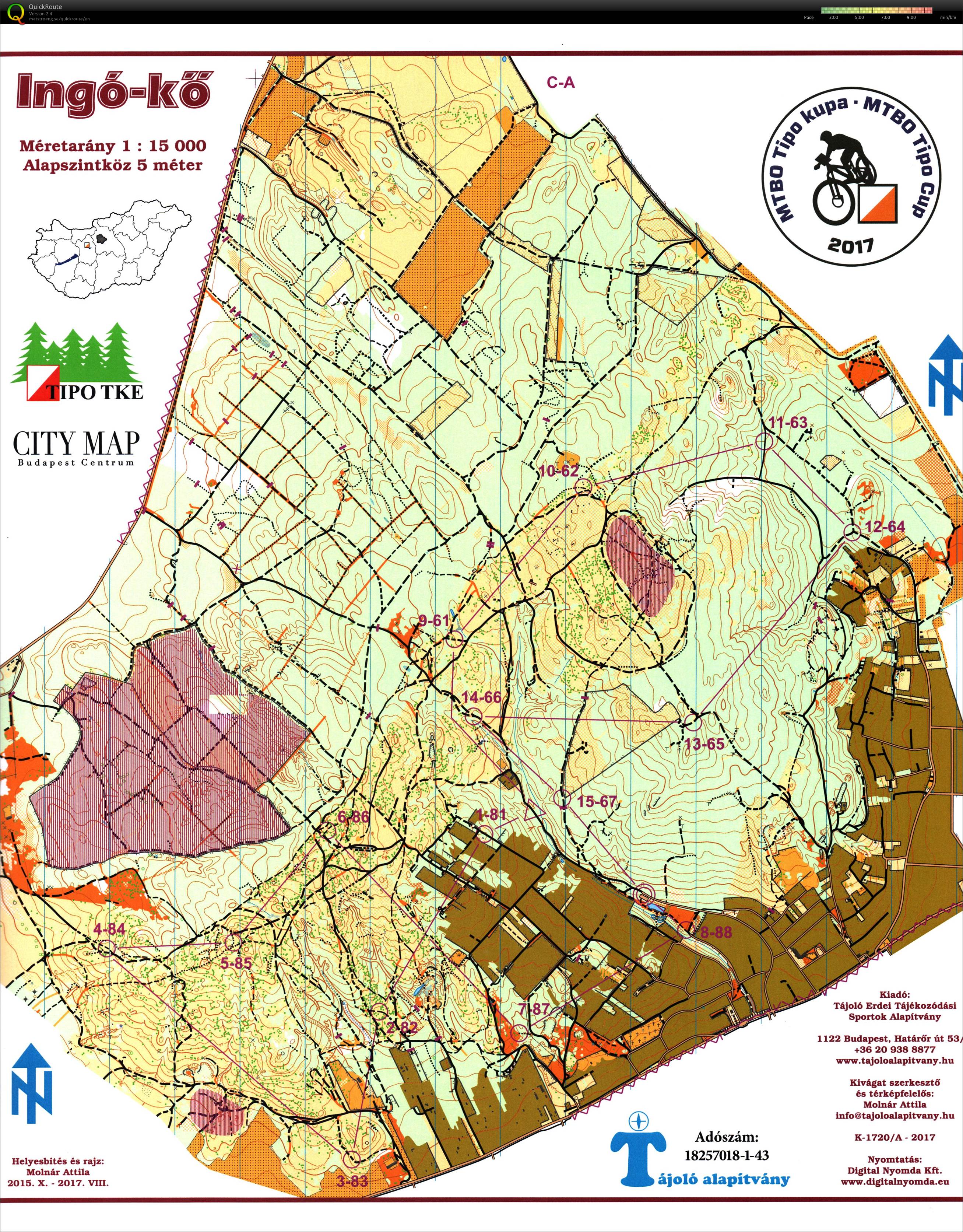 MTBO edzőtábor (25.03.2018)