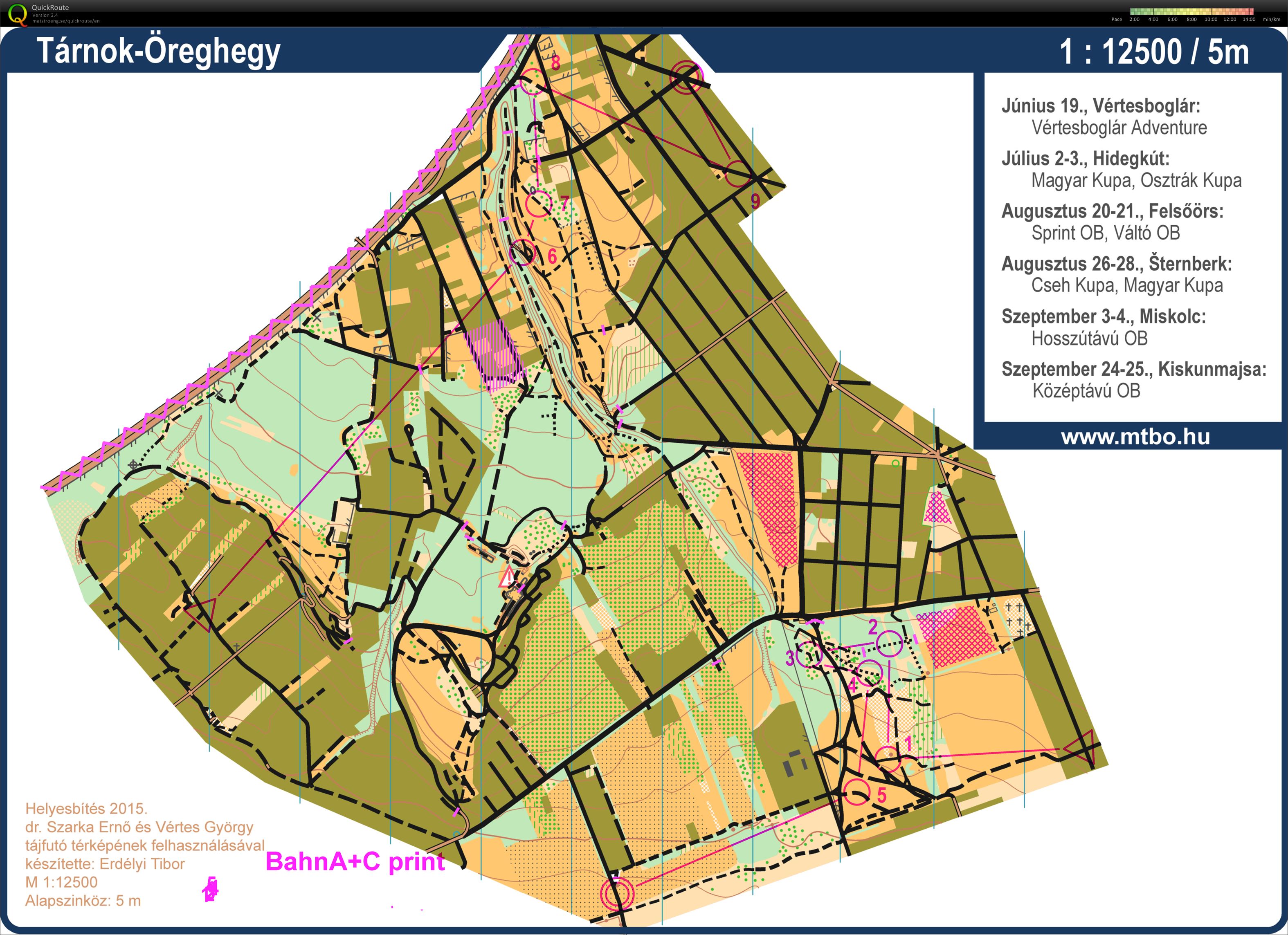 MTBO edzőtábor (26-03-2018)