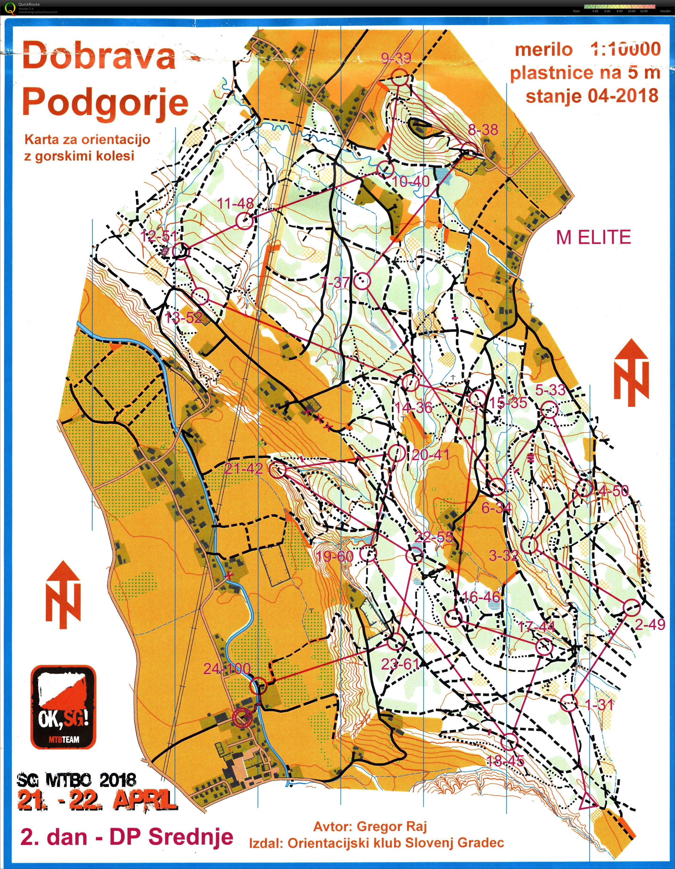 SG MTBO 2018 Middle (22/04/2018)