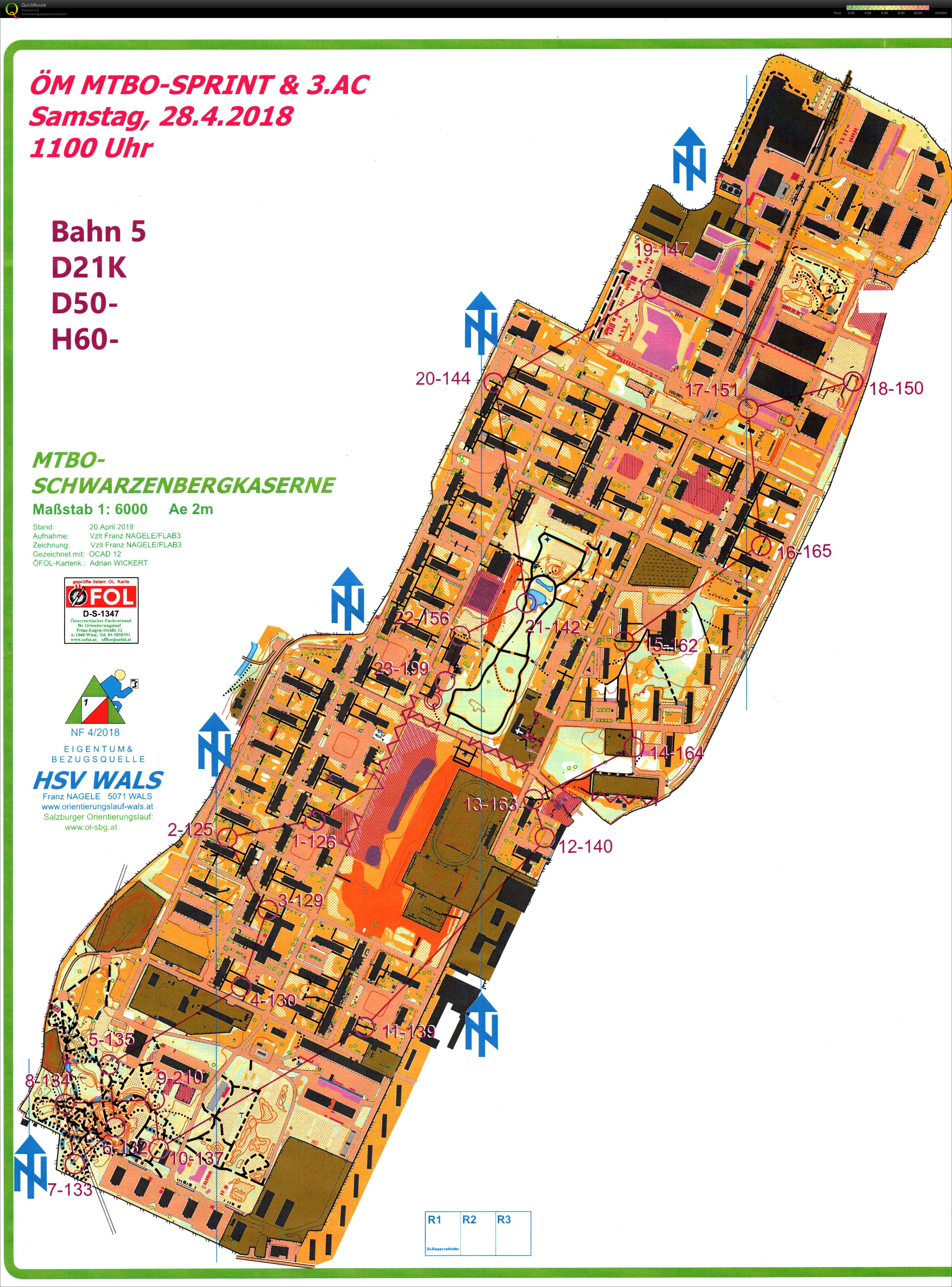 ÖM Sprint, 3. MTBO Austria Cup (2018-04-28)