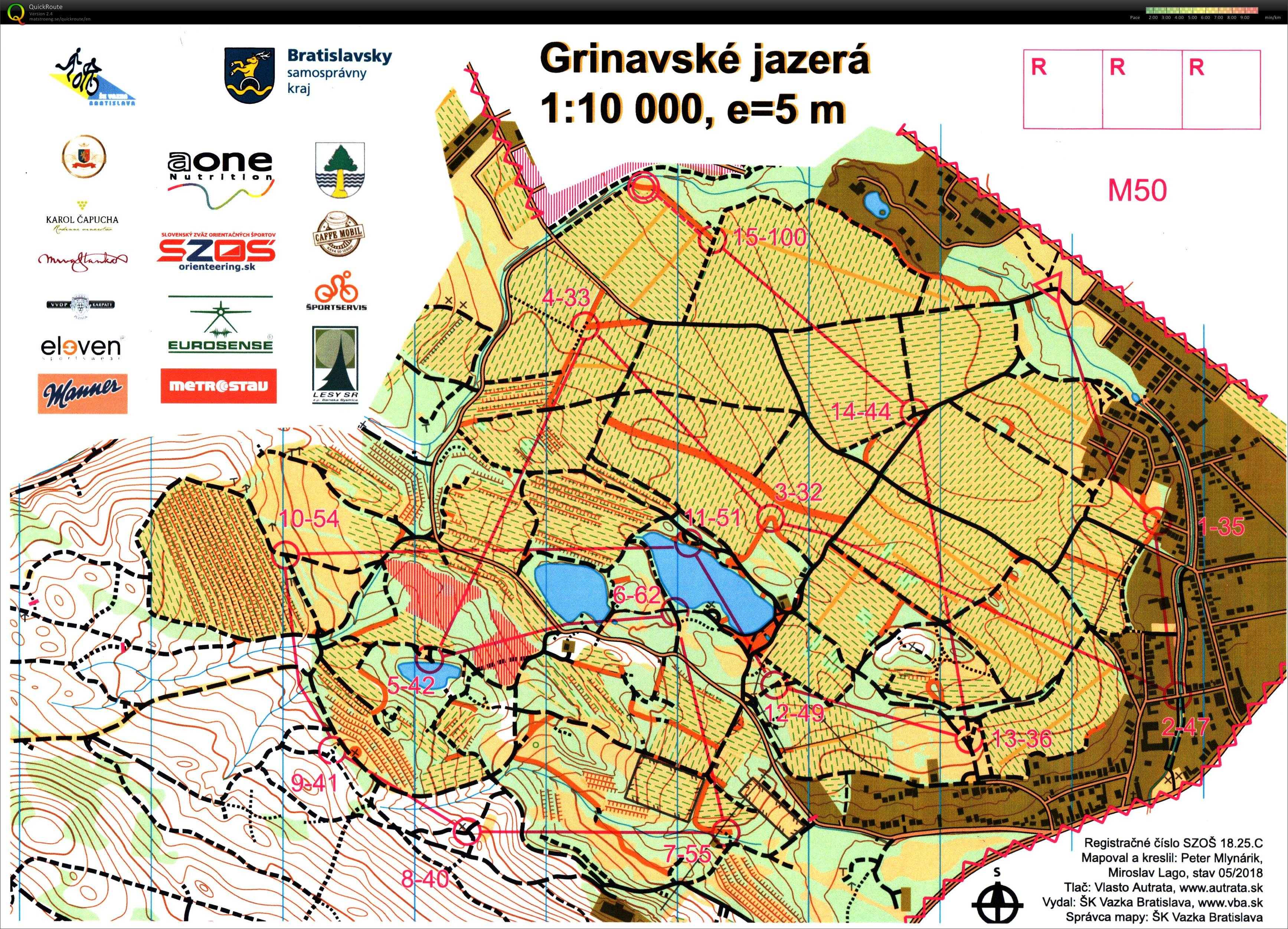 Slovak Open MTBO Championship - Middle (2018-05-12)