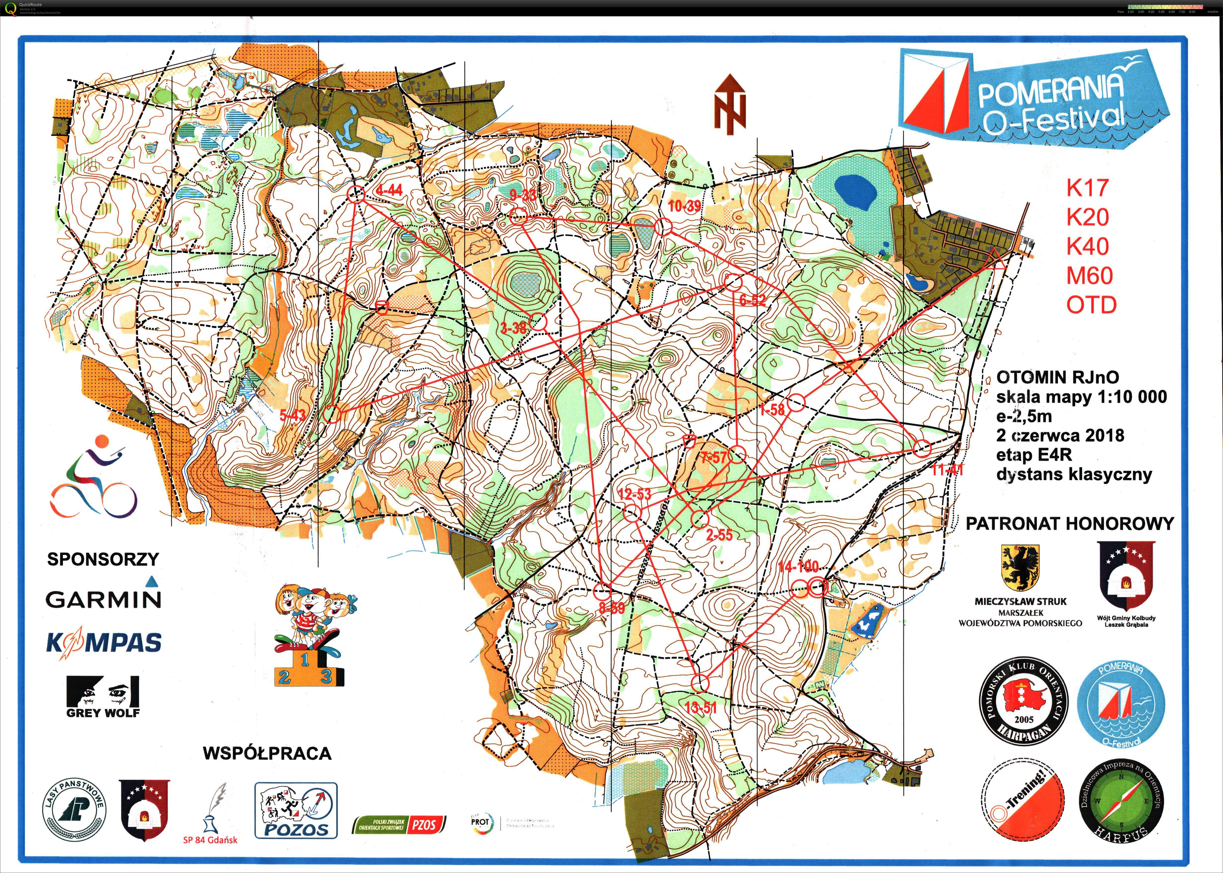 Pomerania O-Festival MTBO - E4 (2018-06-02)