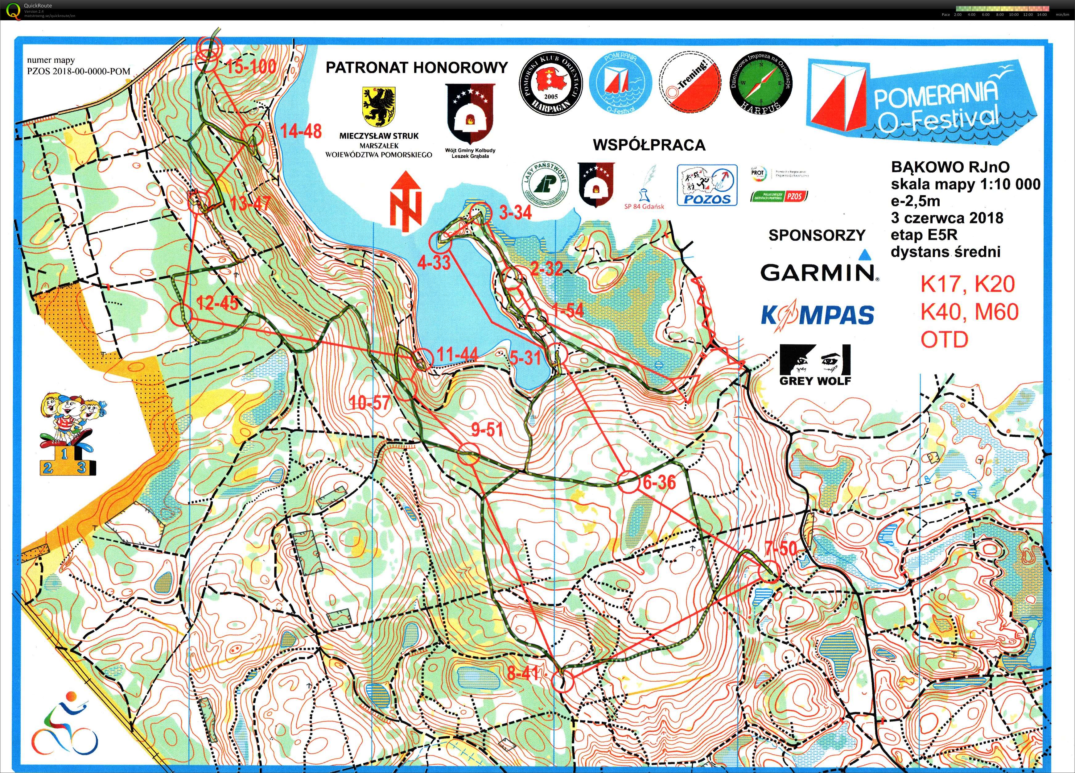 Pomerania O-Festival MTBO - E5 (2018-06-03)